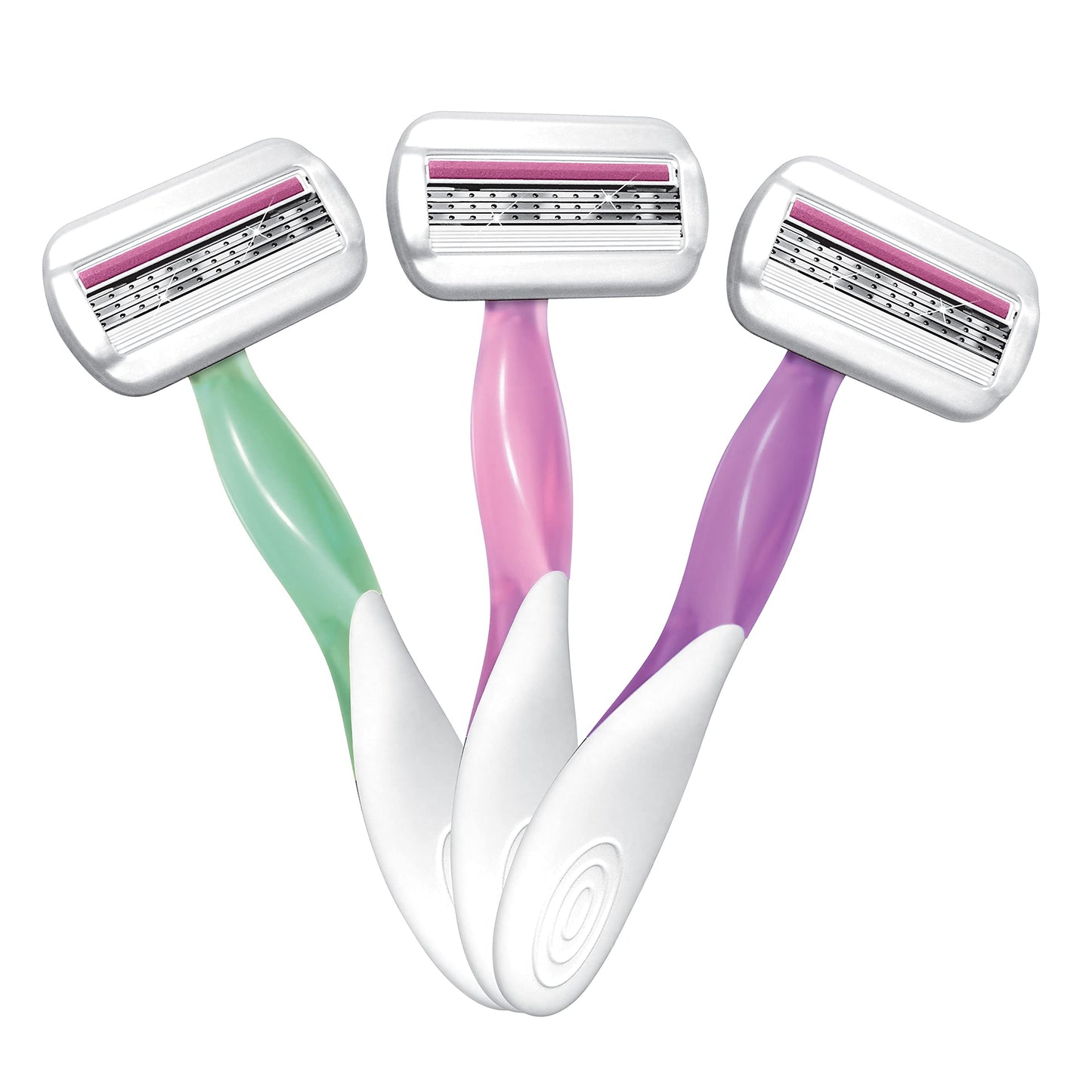BIC Soleil Disposable Women's Razors, 10-Count Multi-Pack, 3 Soleil Simply Smooth Razors, 7 Soleil Sensitive Razors, 3 Blades for a Smooth Shave