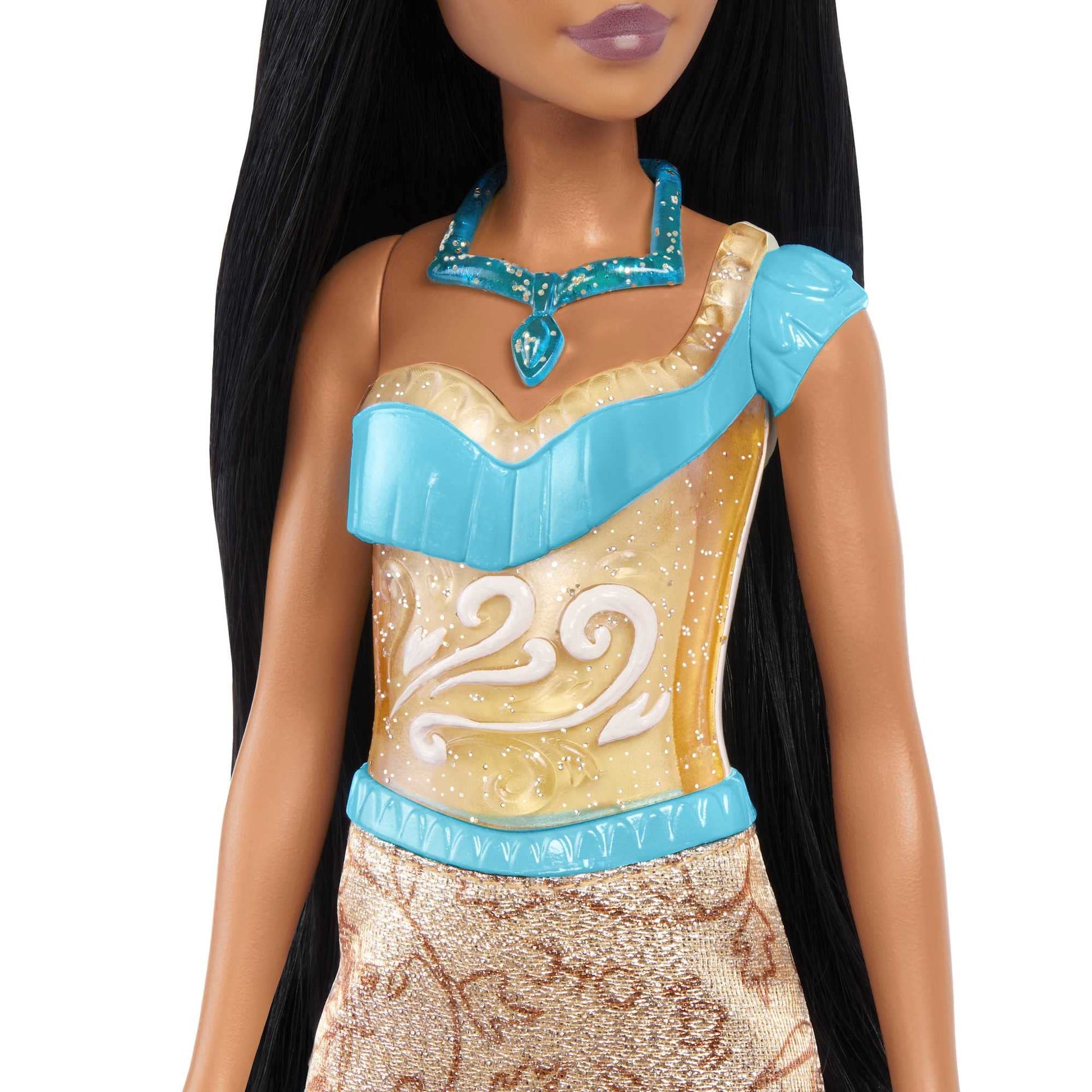 DISNEY Princesa, Pocahontas Muñeca, Princesas Mattel, Juguete Niña 3 años +