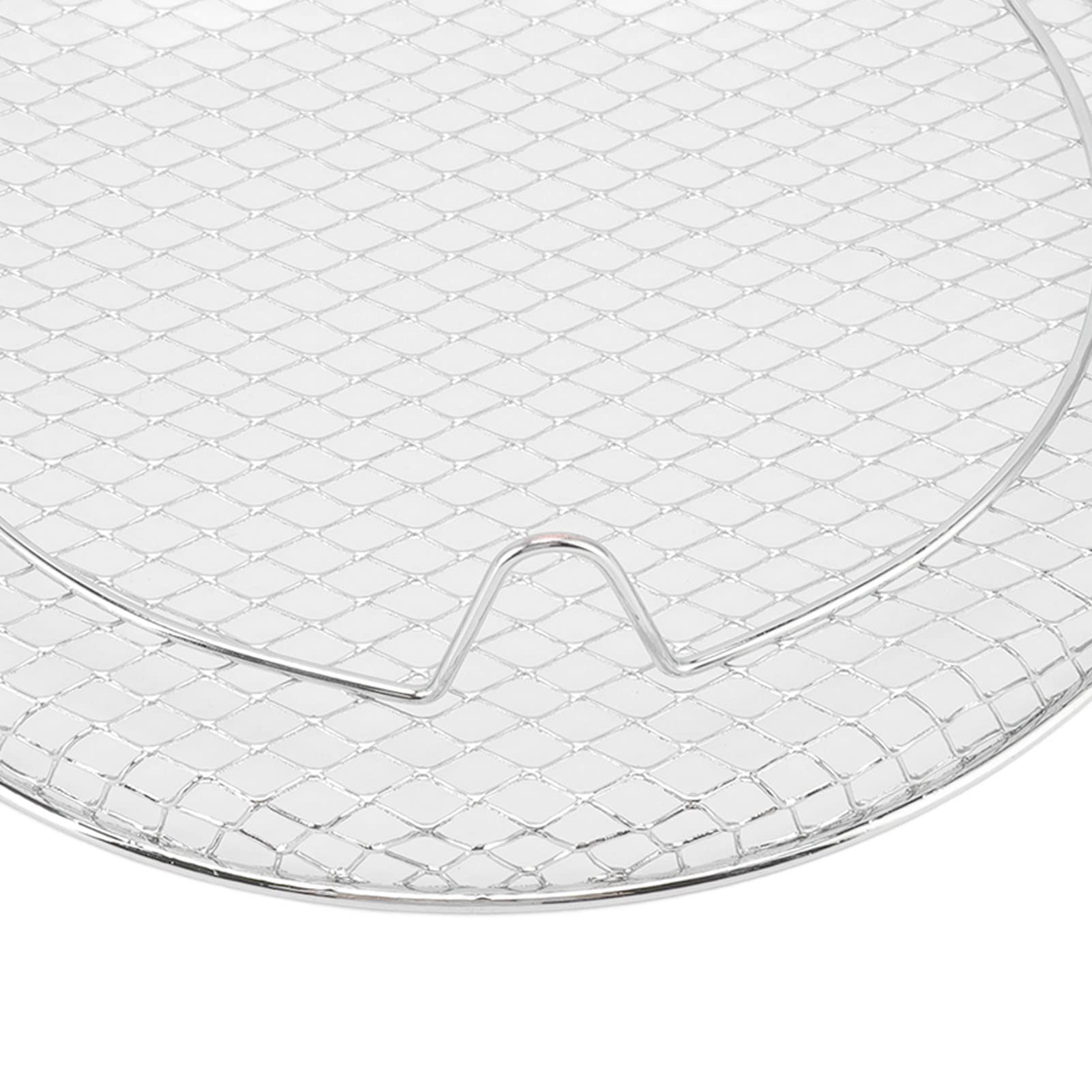 Rejillas Deshidratadoras Freidora de Aire Apilables Acero Inoxidable 3 Piezas Grado Alimenticio