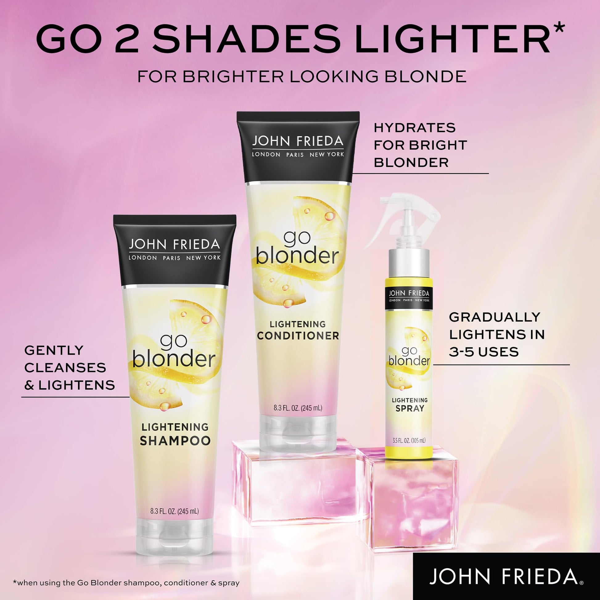 Spray Aclarante John Frieda Sheer Blonde Go Blonder