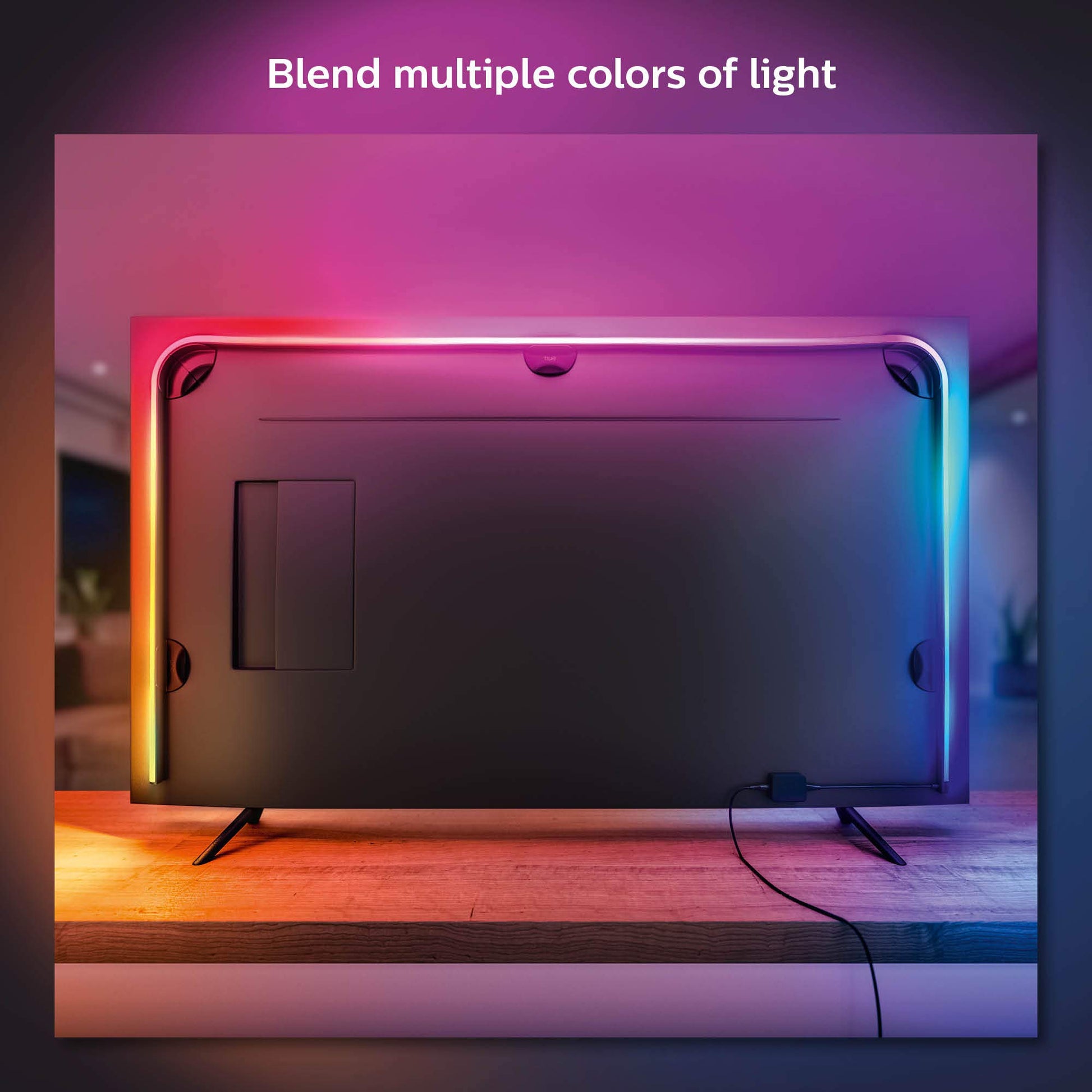 Tira de Luz Inteligente Philips Hue Multicolor para Televisiones de 55 Pulgadas