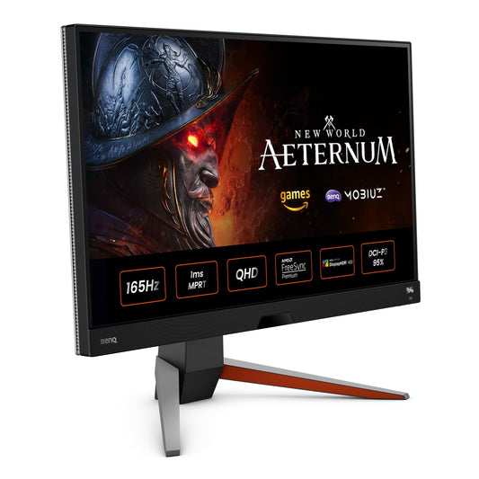 BenQ - MOBIUZ EX2710Q Monitor Gamer QHD HDRi IPS de 27 Pulgadas, 165 Hz 1 ms FreeSync Premium