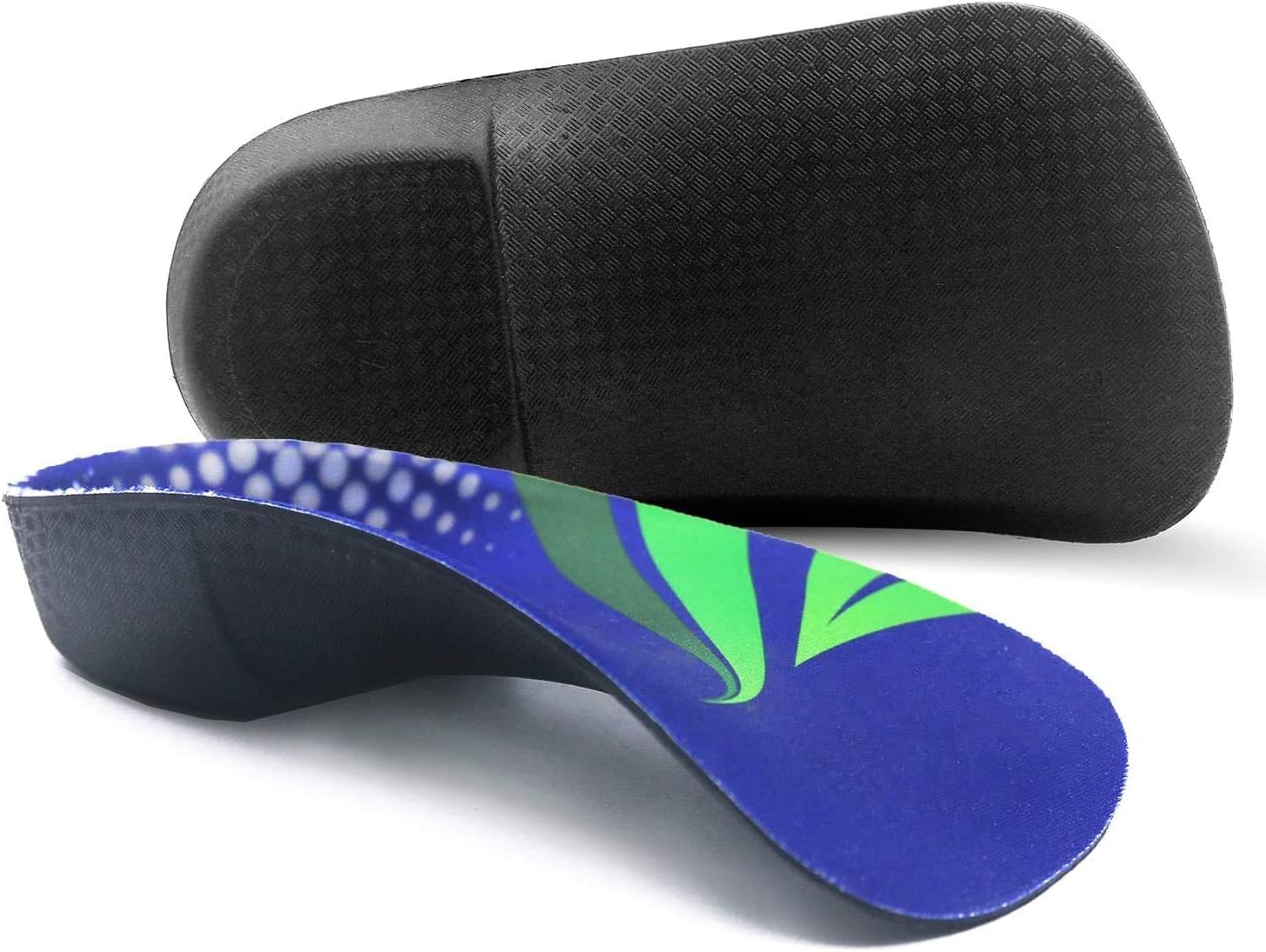 Insertos ortopédicos de longitud 3/4, plantillas de soporte de arco alto para sobrepronación, fascitis plantar, pies planos, insertos de zapatos para caminar, correr hombres y mujeres