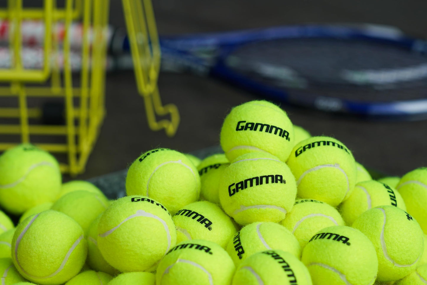 GAMMA Sports - Pelotas de Tenis sin presión con Malla para Pelotas de Tenis, Paquete de 10