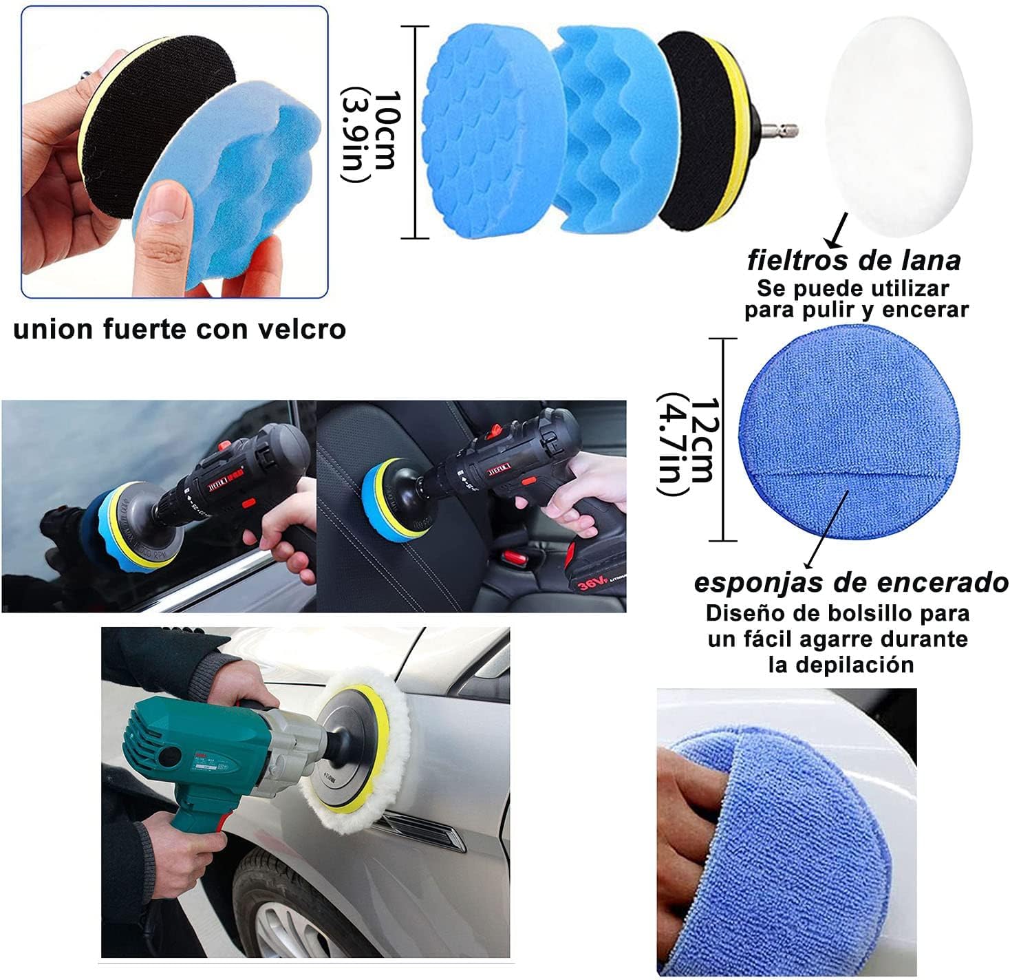 Kit Limpieza Auto TAKAGI 26 Piezas Profesional para Lavado Interior y Exterior Vehículos