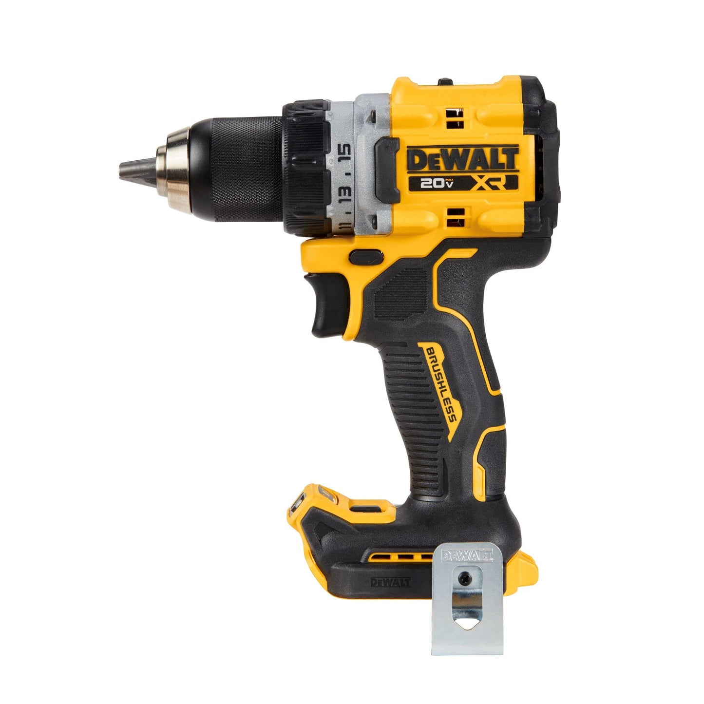 DEWALT Kit Taladro Rotomartillo Atornillador Inalámbrico 1/2" (13mm), Incluye 2 Baterías, Cargador y Bolsa de Herramientas, 20V Máx, DCD805D2