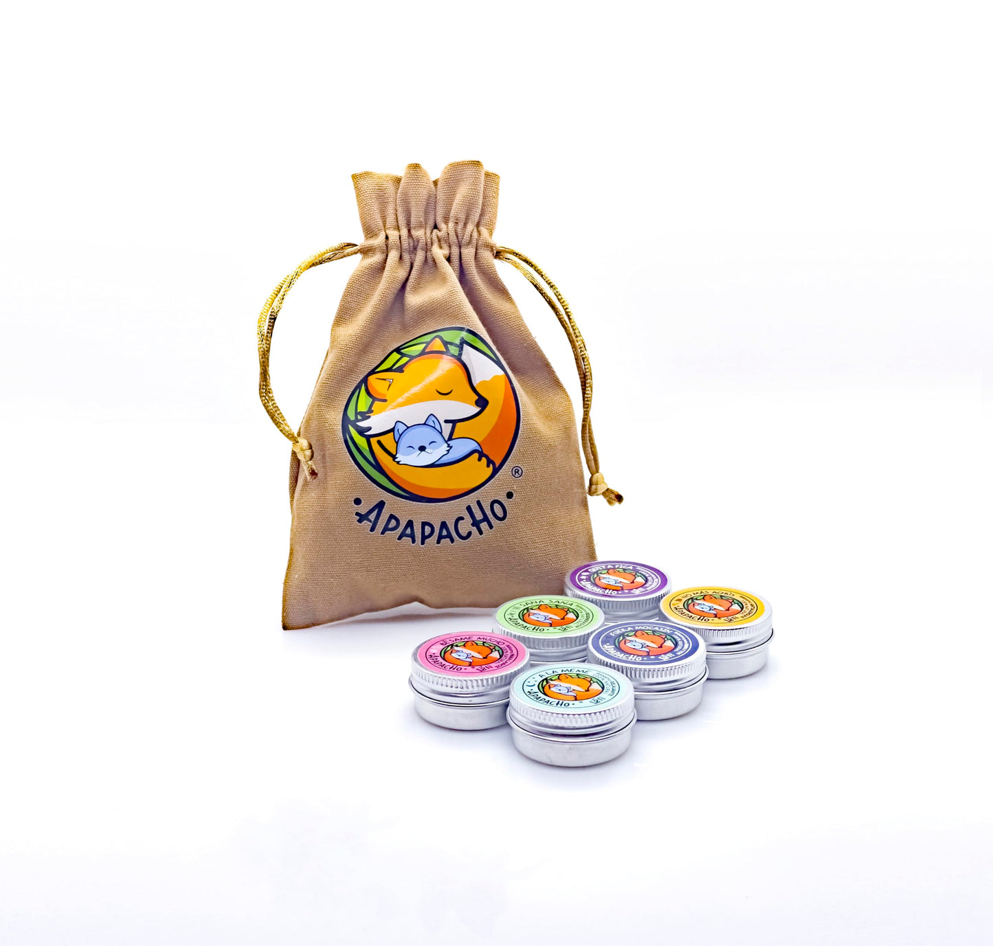 Apapacho Bálsamos - Costalito (6 mini bálsamos de 10gr c/u)