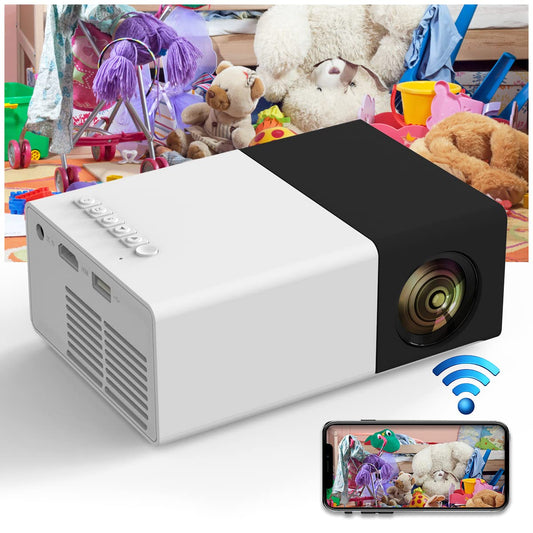 Mini Proyector EASYTAO Blanco 720P Nativo WiFi para Smartphone y PC