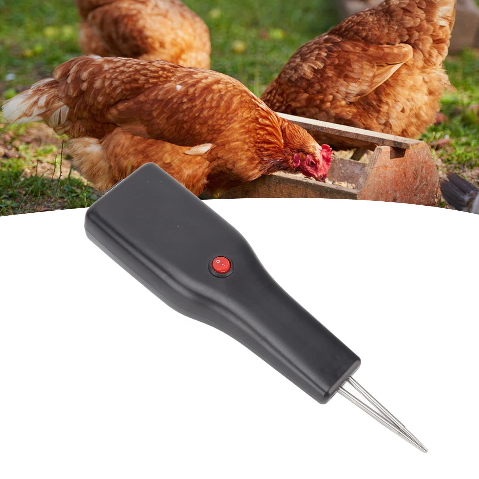 Desplumadora de Pollos, Desplumadora de Pollos Eléctrica Máquina Desplumadora de Pollos de Mano a Prueba de Agua Herramienta Automática para Desplumar Aves de Corral de Pelo Corto