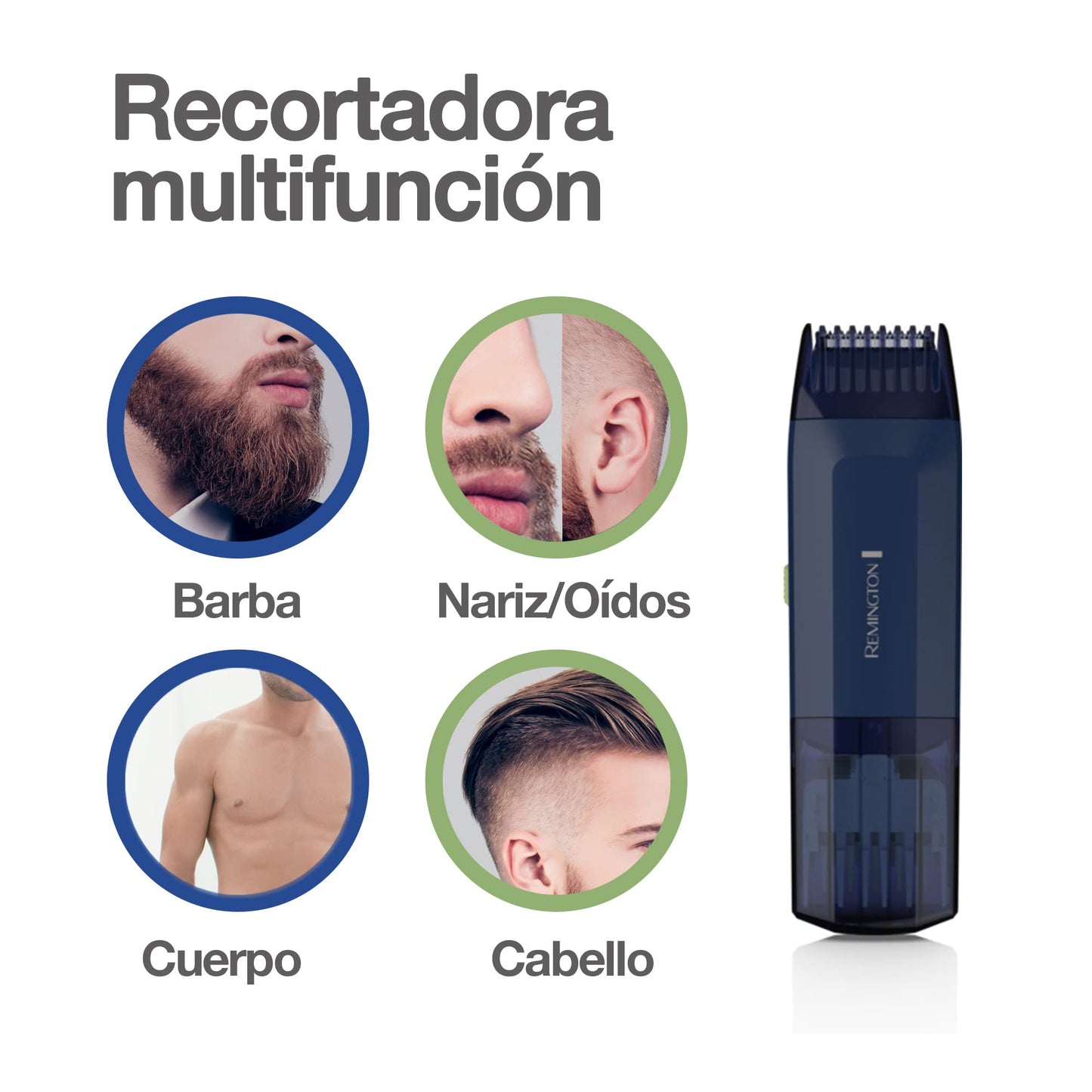 Rasuradora Eléctrica Remington Barba Cabello y Cuerpo