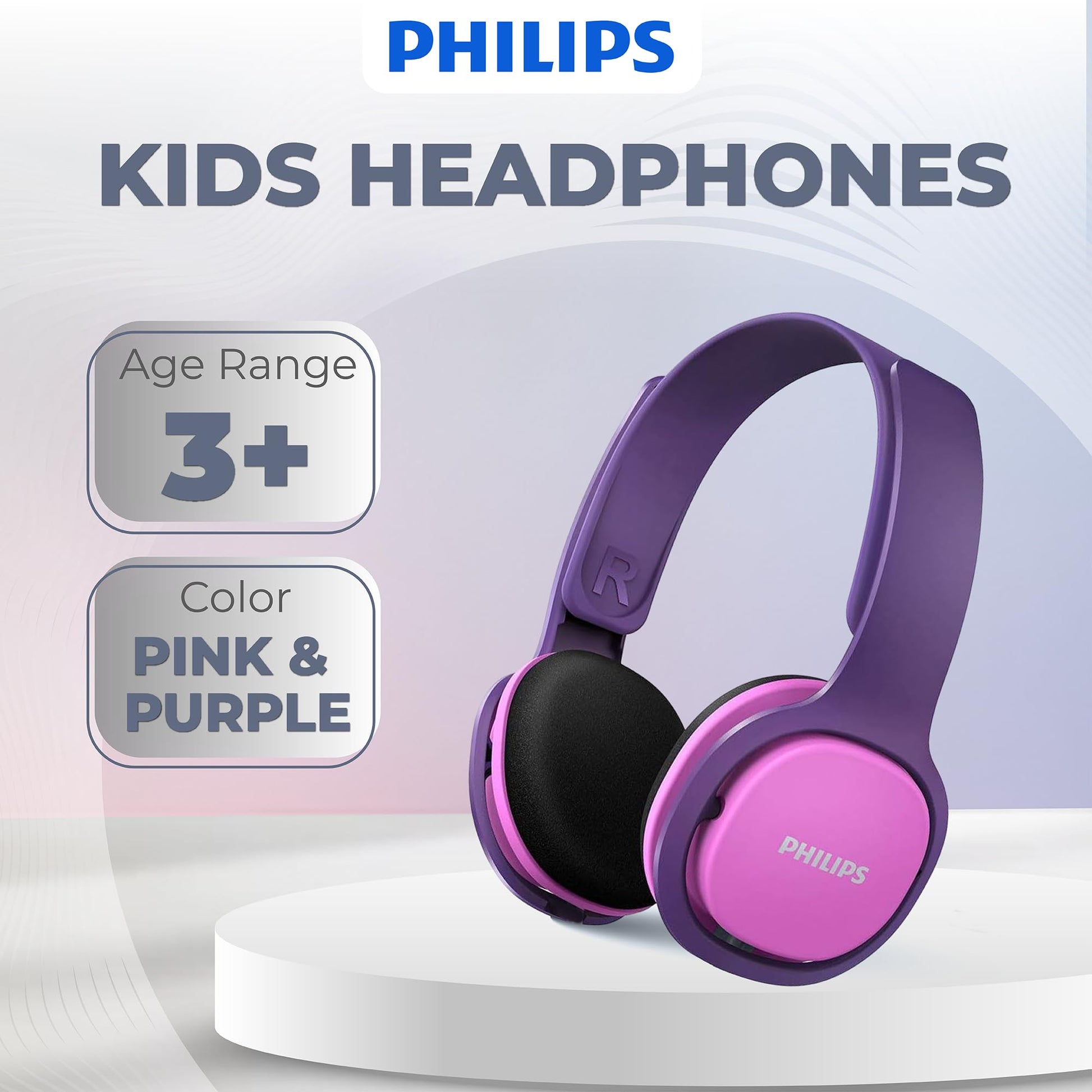 Auriculares In-Ear Philips Coolplay SHK2000PK con Limitador de Volumen para Niños