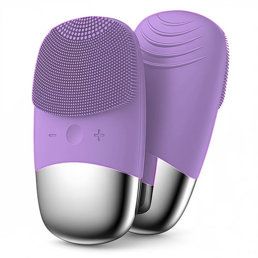 Cepillo de Limpieza Facial Megan Sónico Eléctrico Silicona Recargable Resistente al Agua IPX7