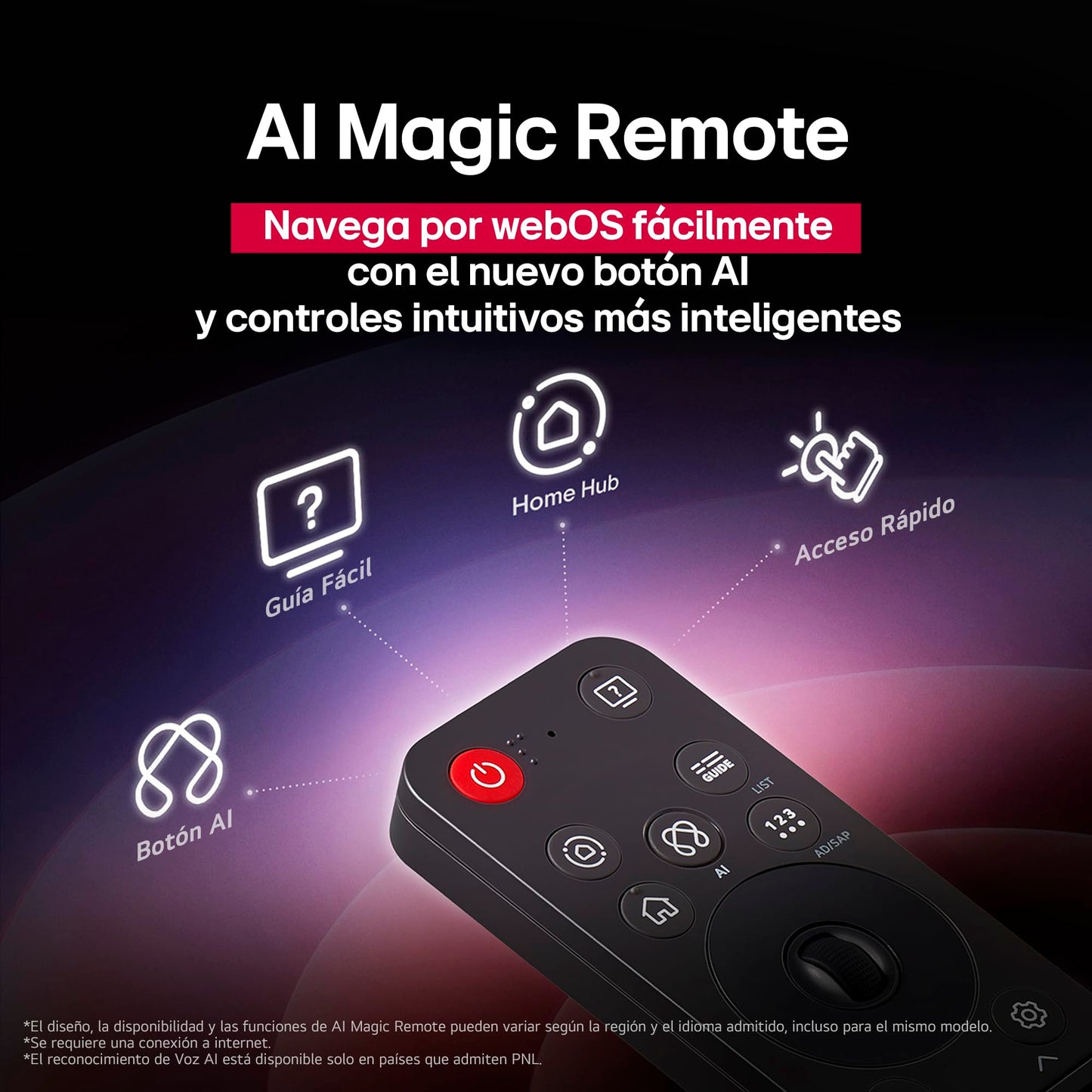 LG Pantalla 55 Pulgadas QNED EVO AI QNED85 4K Smart TV webOS 2025 55QNED85ASG |Sistema Operativo webOS | Identificación de Voz AI | 120Hz| Dynamic QNED Color | Dolby Atmos Channels | FreeSync