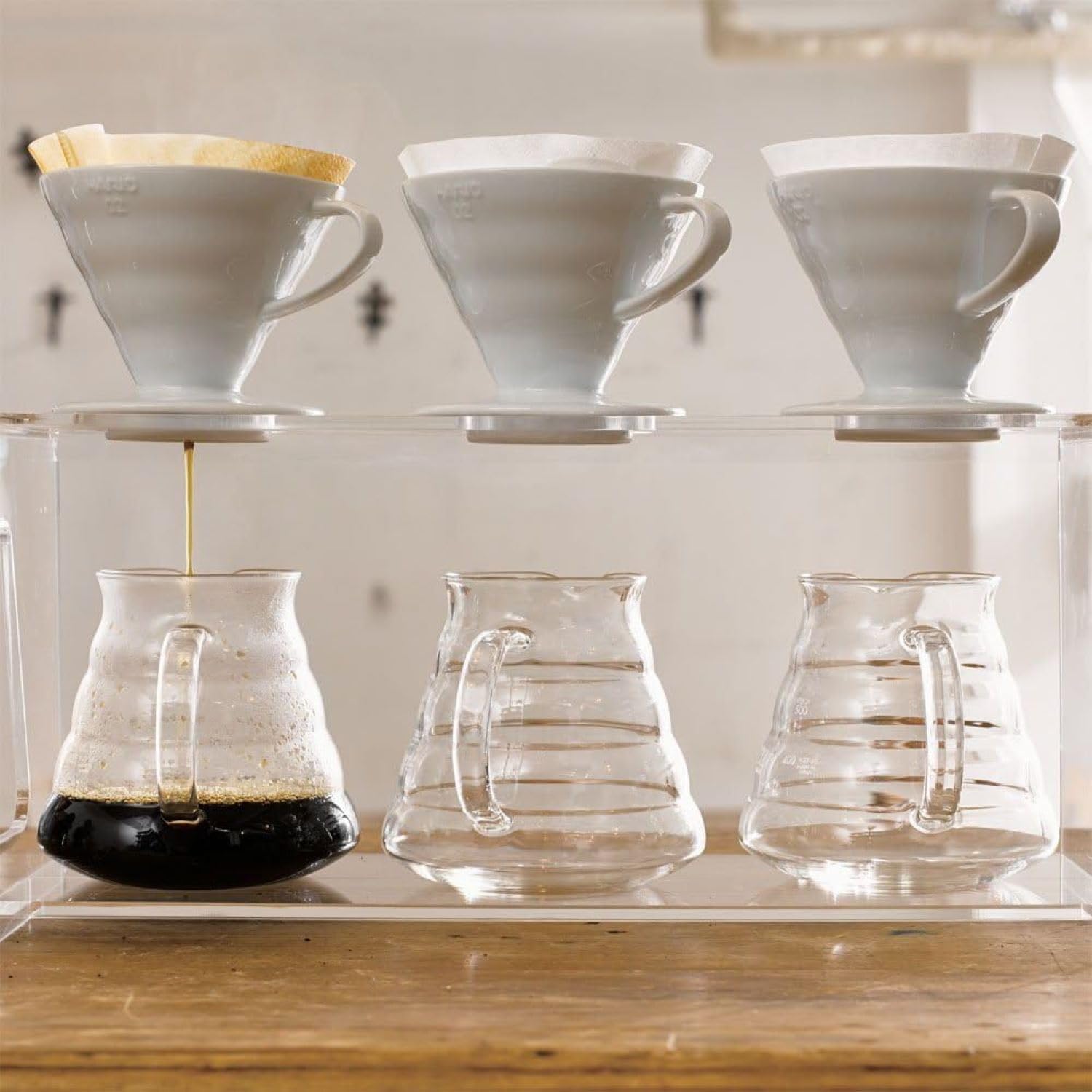 Hario Goteador de café, Blanco - cerámica, Blanco, 1