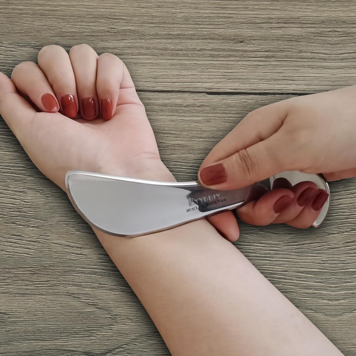 Byyddiy- (Juego de herramientas para raspar músculos Sbc, herramientas de masaje para raspar de acero inoxidable