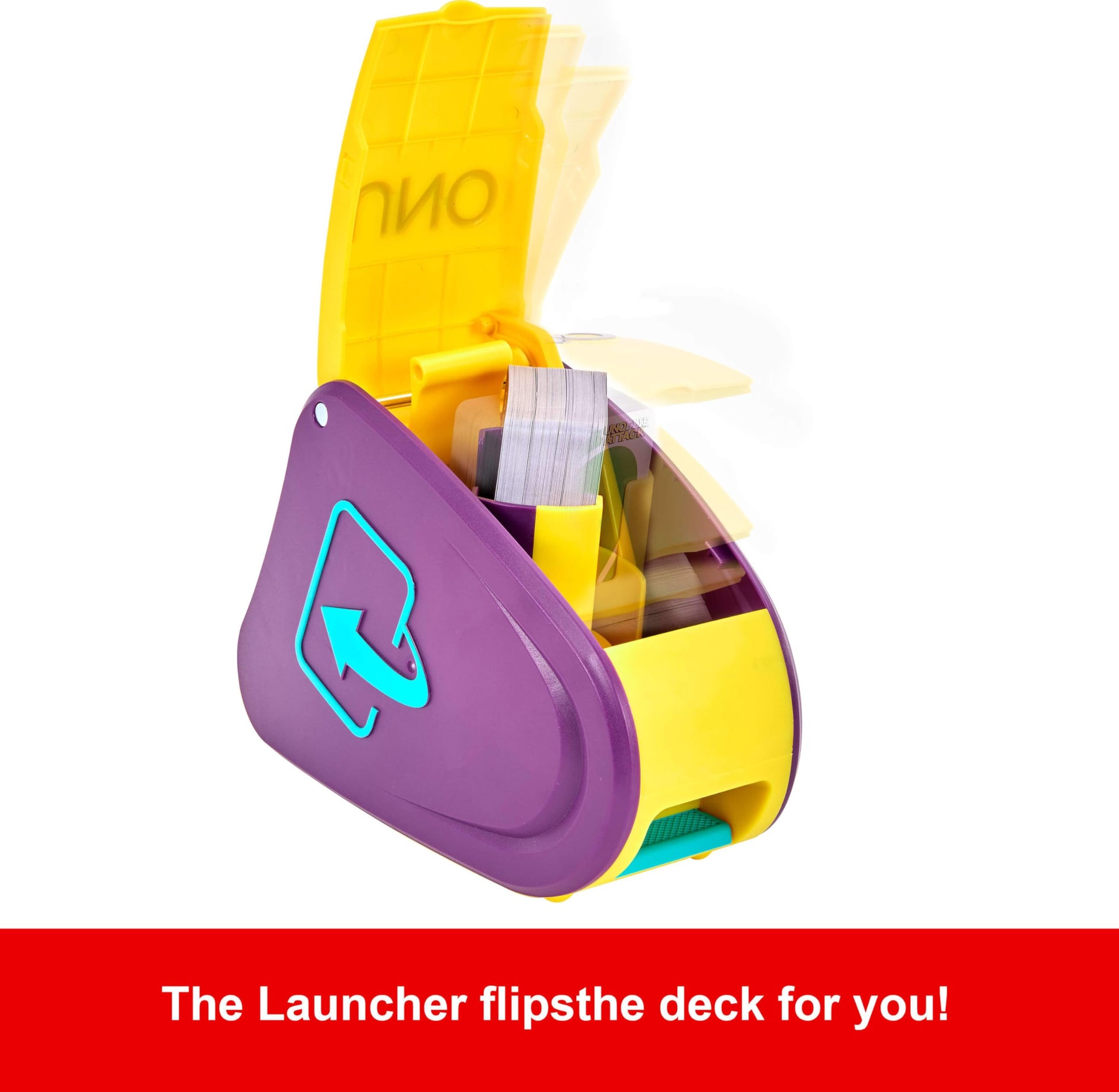 Juego de Mesa Mattel Games UNO Flip Attack para Niños de 7 Años en Adelante