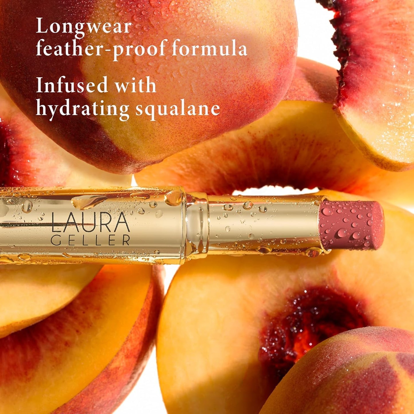LAURA GELLER NEW YORK Bálsamo labial hidratante con tinte Jelly Balm, más intenso que la vida, vitamina E hidratante con acabado semibrillante