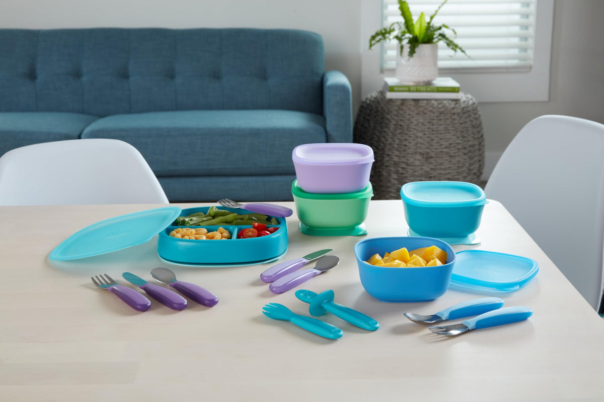 NUK Kiddy Cucharas para cubiertos, acero inoxidable duradero, sin BPA y látex, más de 18 meses, paquete de 3
