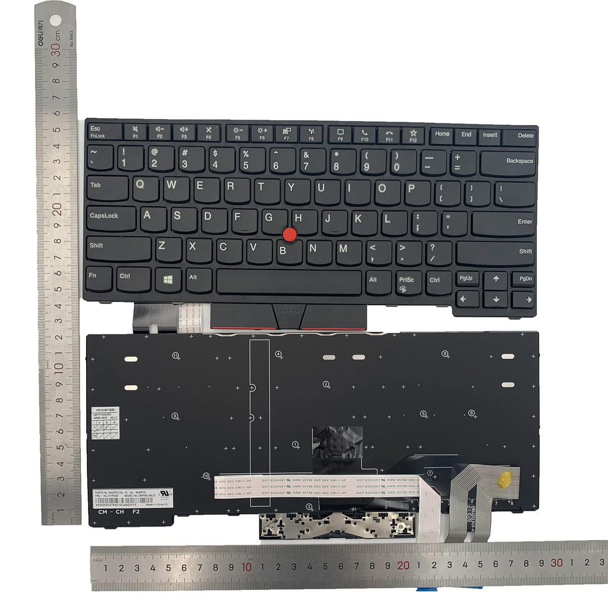 Teclado de Repuesto yhfshop Lenovo ThinkPad T14 Gen 1 2020 Negro