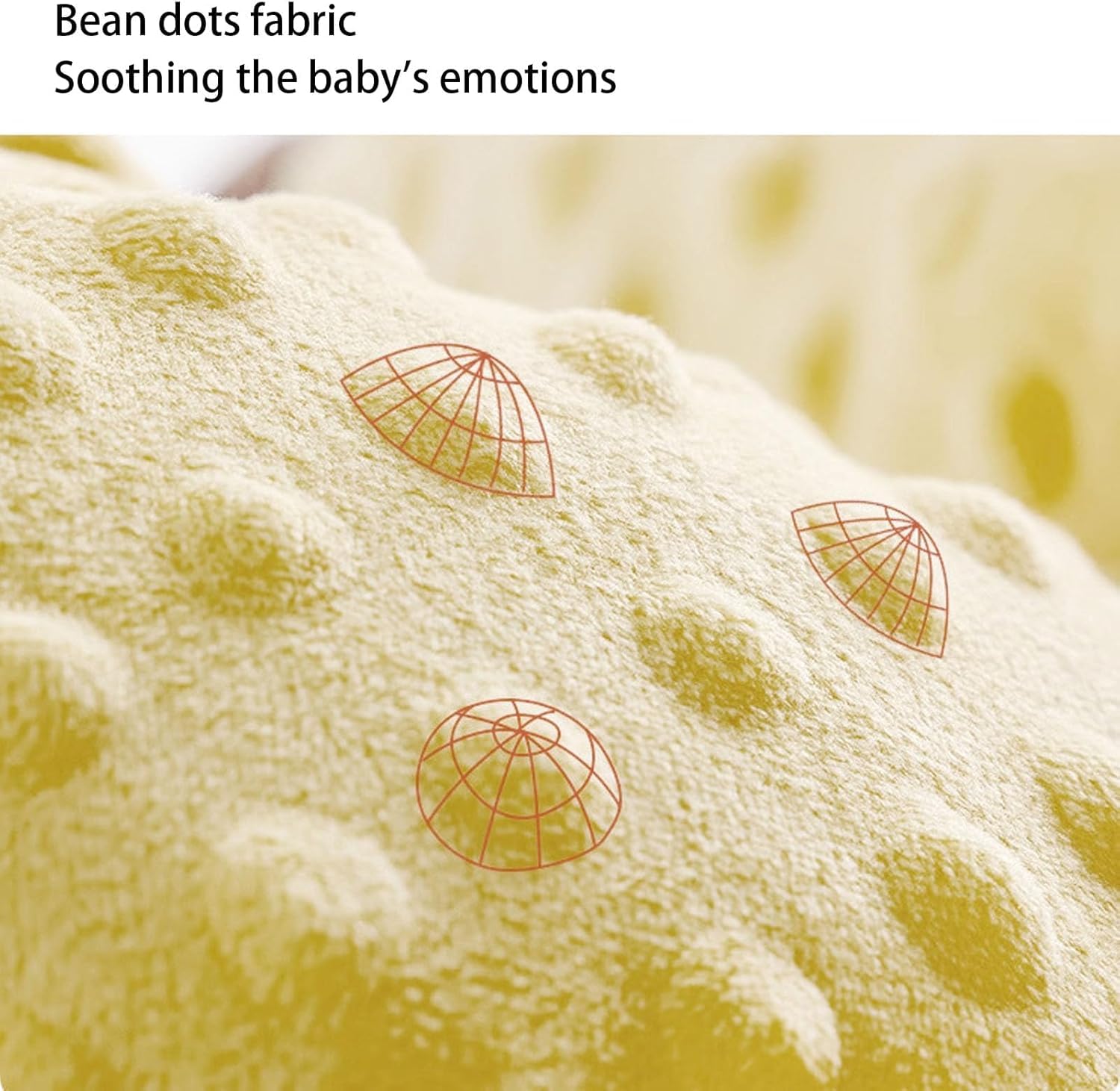 Baby Patter for Sleep, Baby Startle Prevention Sleep Aid Companion, Third Gear Adjustable Simulation of Mother's Automatic Palm Slapping Toddler Pillows, for Baby Butt Patter for Sleep 23in (Yellow)