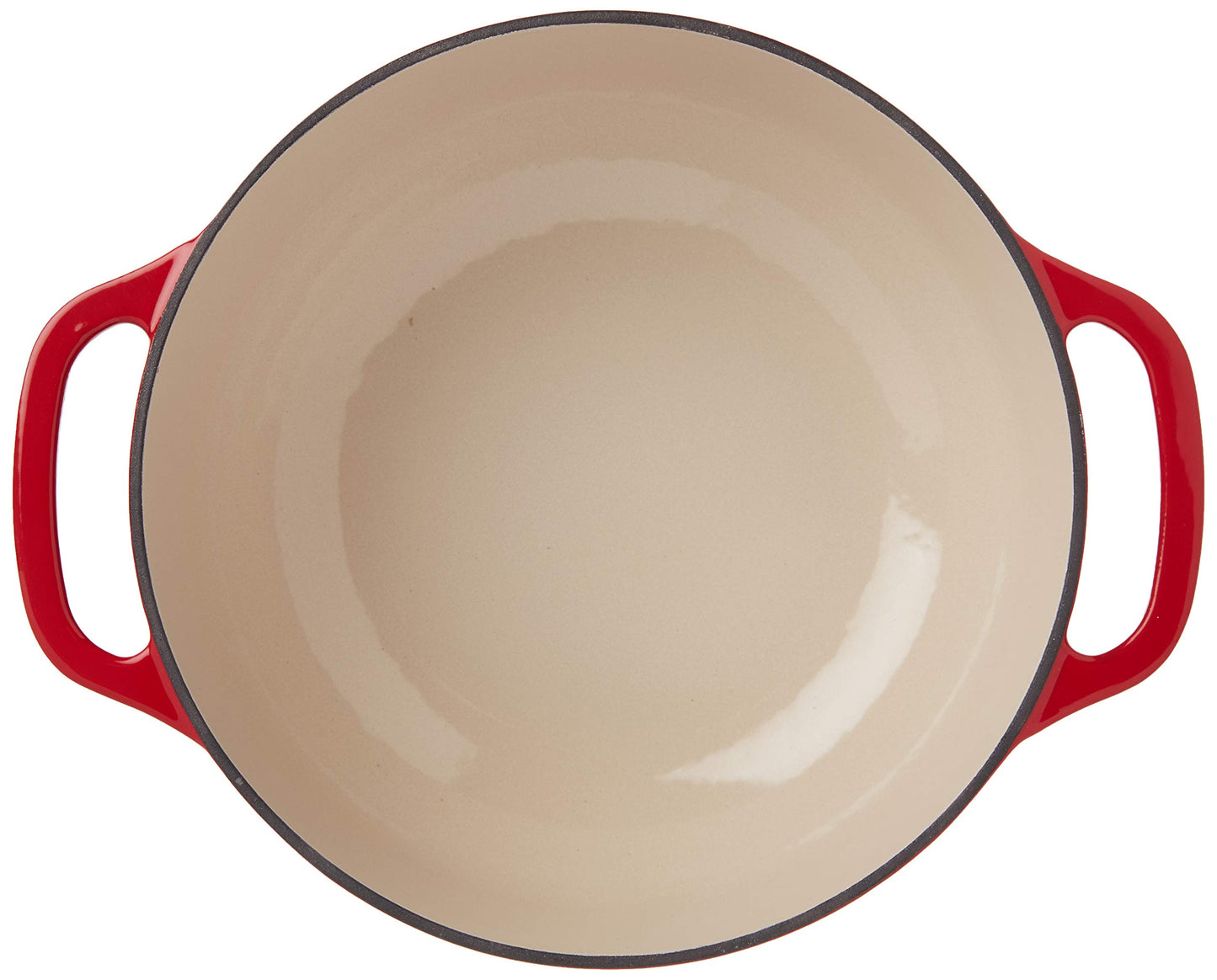 Lodge Color EC6D43 Olla holandesa de hierro fundido esmaltado, 5.6 L, rojo island spice