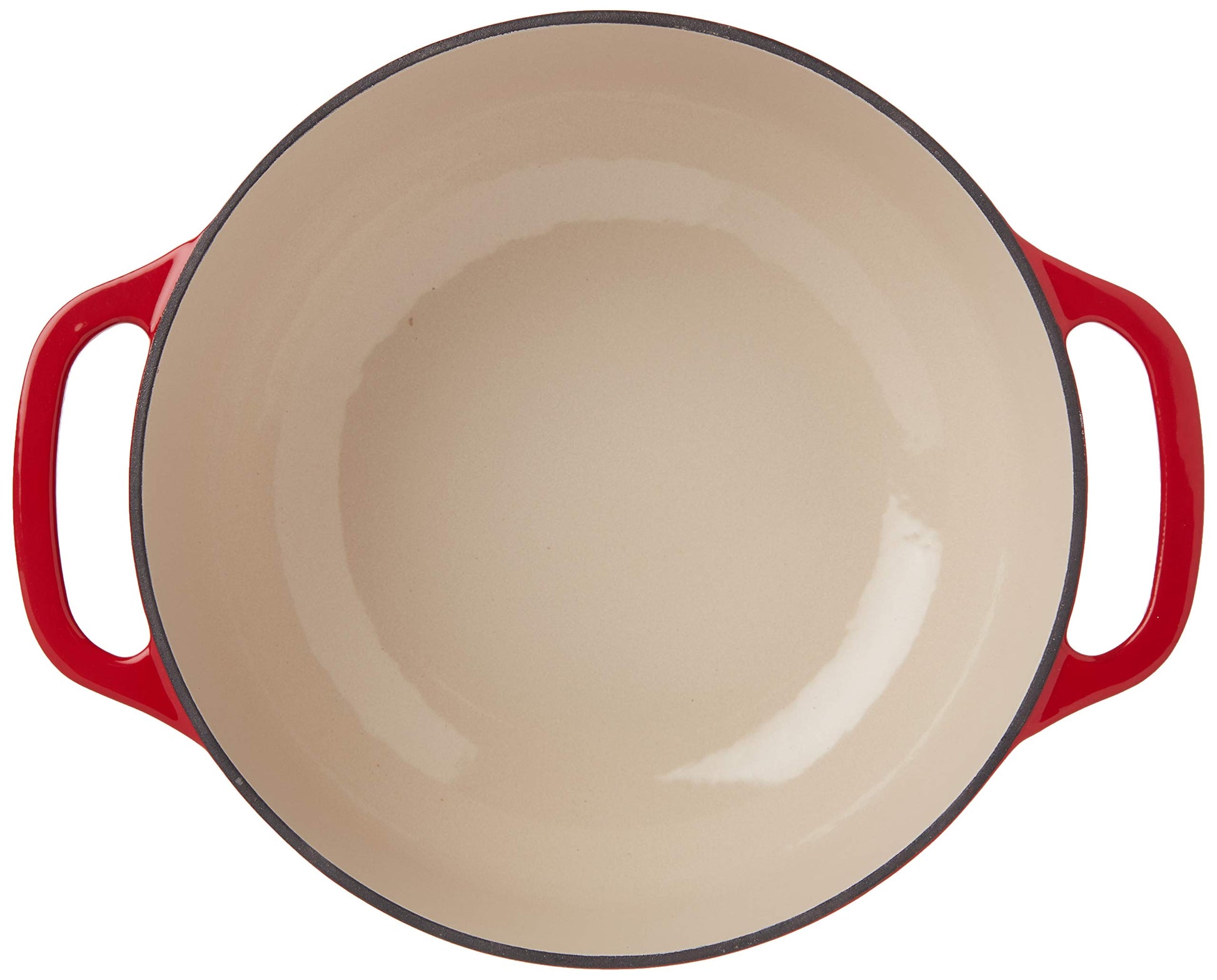 Lodge Color EC6D43 Olla holandesa de hierro fundido esmaltado, 5.6 L, rojo island spice