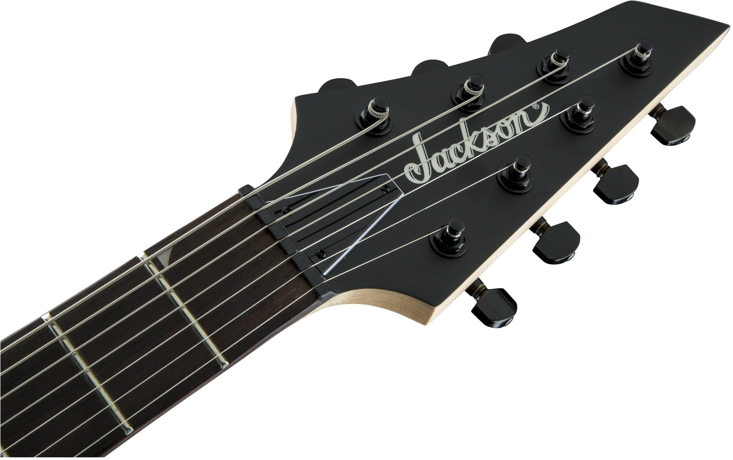 Jackson - JS Series Dinky Arch parte superior JS22-7 DKA HT 7 cuerdas guitarra eléctrica para diestros con diapasón de amaranto (negro)