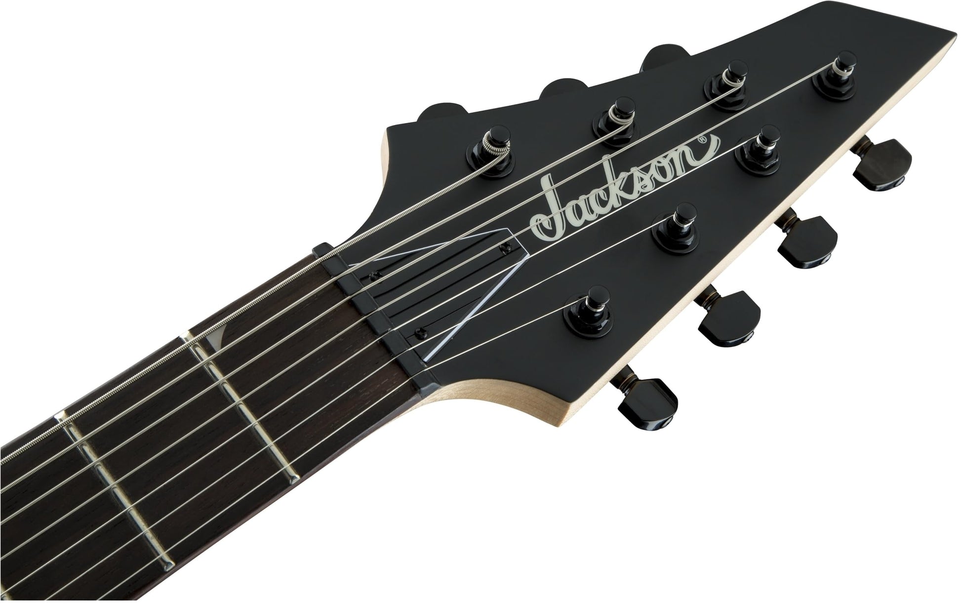 Jackson - JS Series Dinky Arch parte superior JS22-7 DKA HT 7 cuerdas guitarra eléctrica para diestros con diapasón de amaranto (negro)