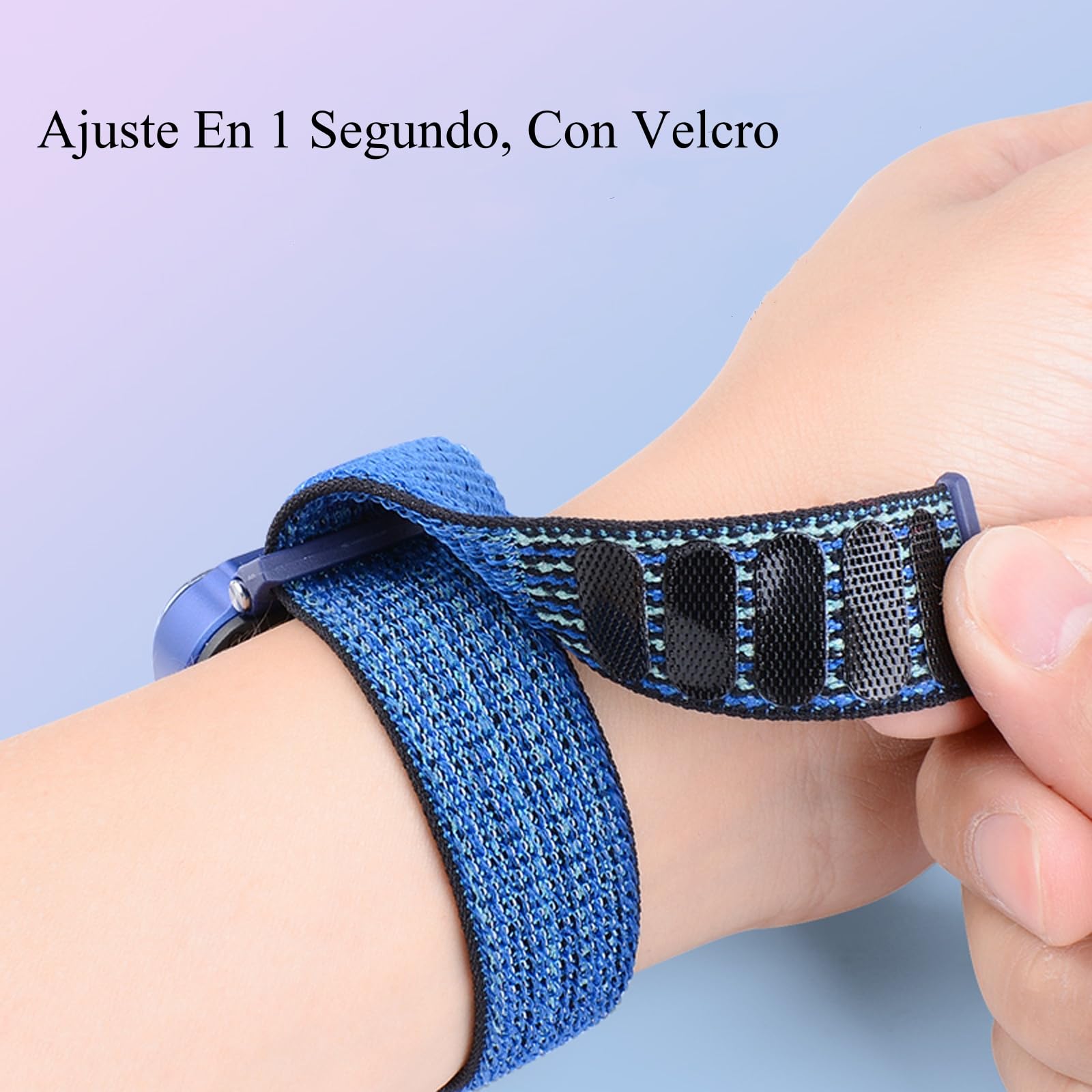 Correa ZHIKE Nebulosa Violeta y Siete Arco Iris Extensible para Huawei Watch Kids 4 Pro