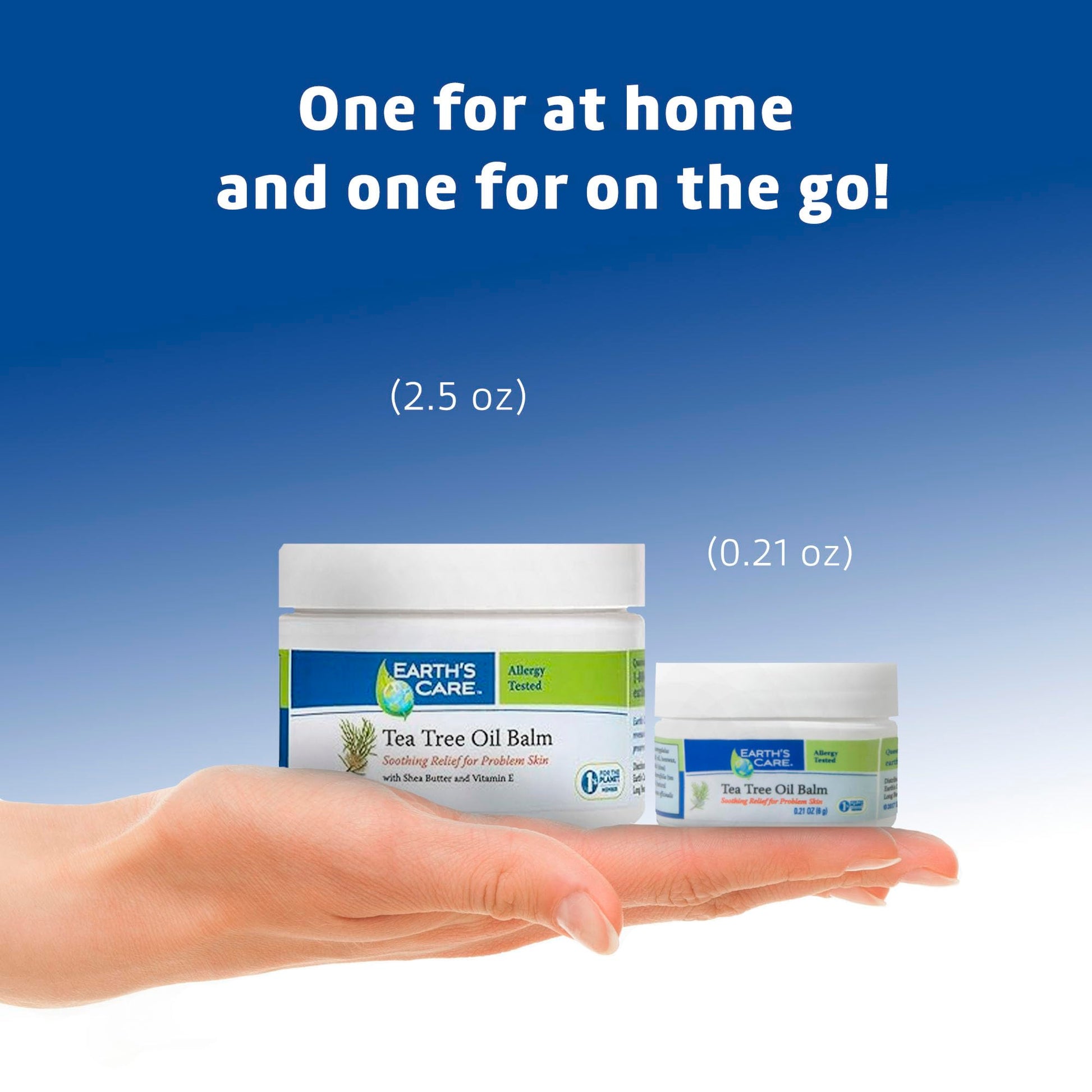 Bálsamo Earth's Care Árbol de Té prueba sin parabenos ni fragancias