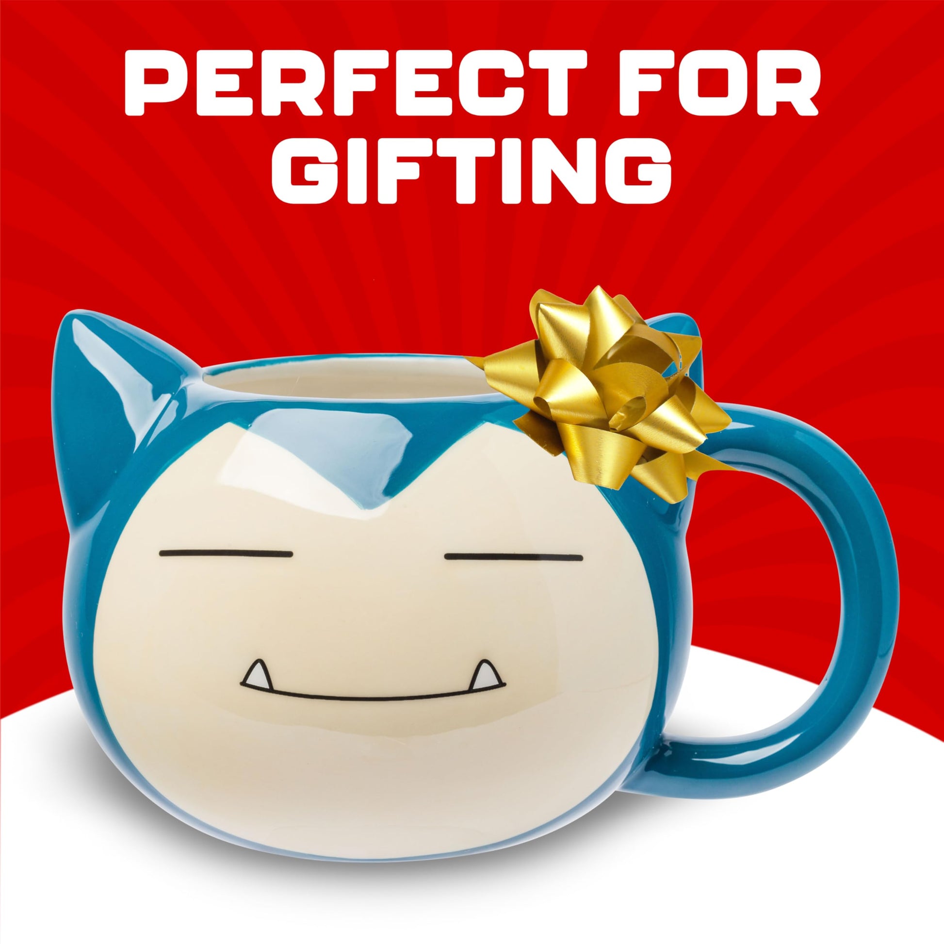 Taza Cerámica 3D Silver Buffalo Snorlax Azul 20 Onzas