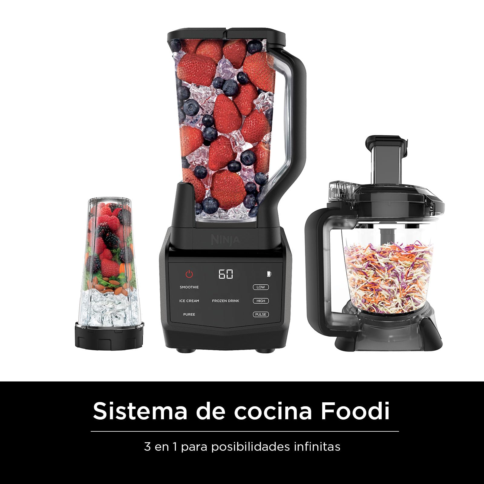 Sistema de Cocina Ninja Pantalla Touchscreen 3 en 1 CT672A