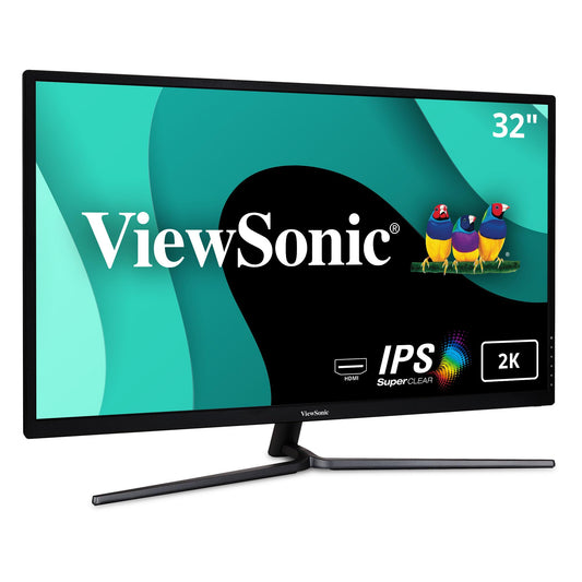 Monitor IPS 32 Pulgadas ViewSonic WQHD 1440p sRGB 99% HDMI VGA DisplayPort