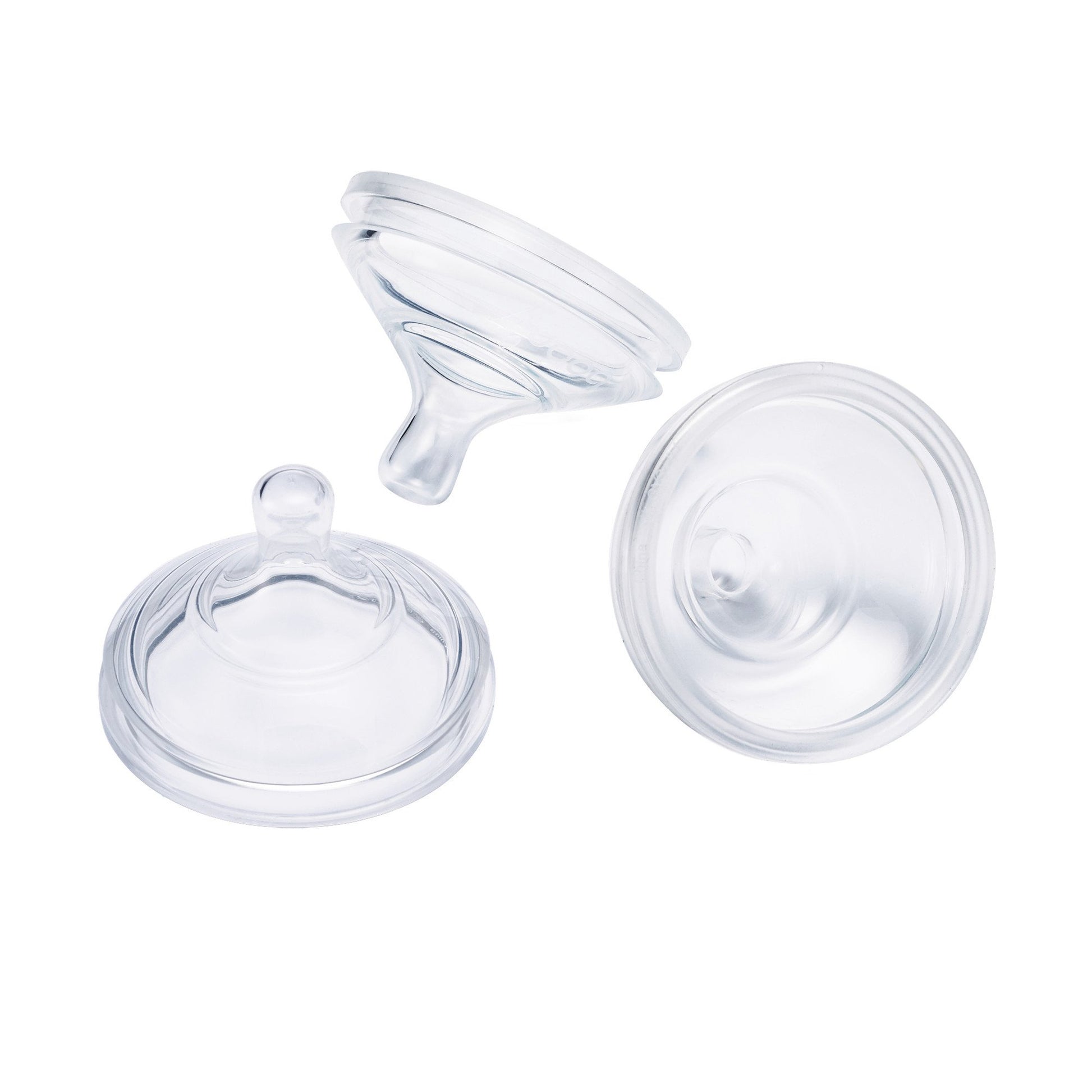 Boon Nursh - Pezones de biberón de silicona para biberones de bebé Boon Nursh - Suministros de alimentación de biberones de bebé - Pezones de biberón de flujo rápido - 3 unidades