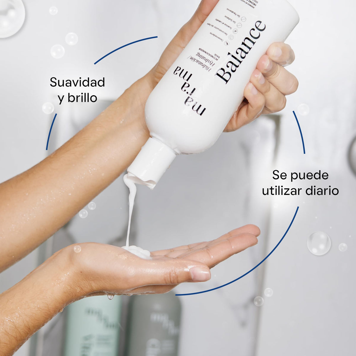 MARAMA | Acondicionador sin Parabenos - Aloe Vera - 250 ml | Fortalece Cabello - Tratamiento para Cabello Maltratado - Suavizante | Anti Frizz | Vegano - Cruelty-Free - Reciclable