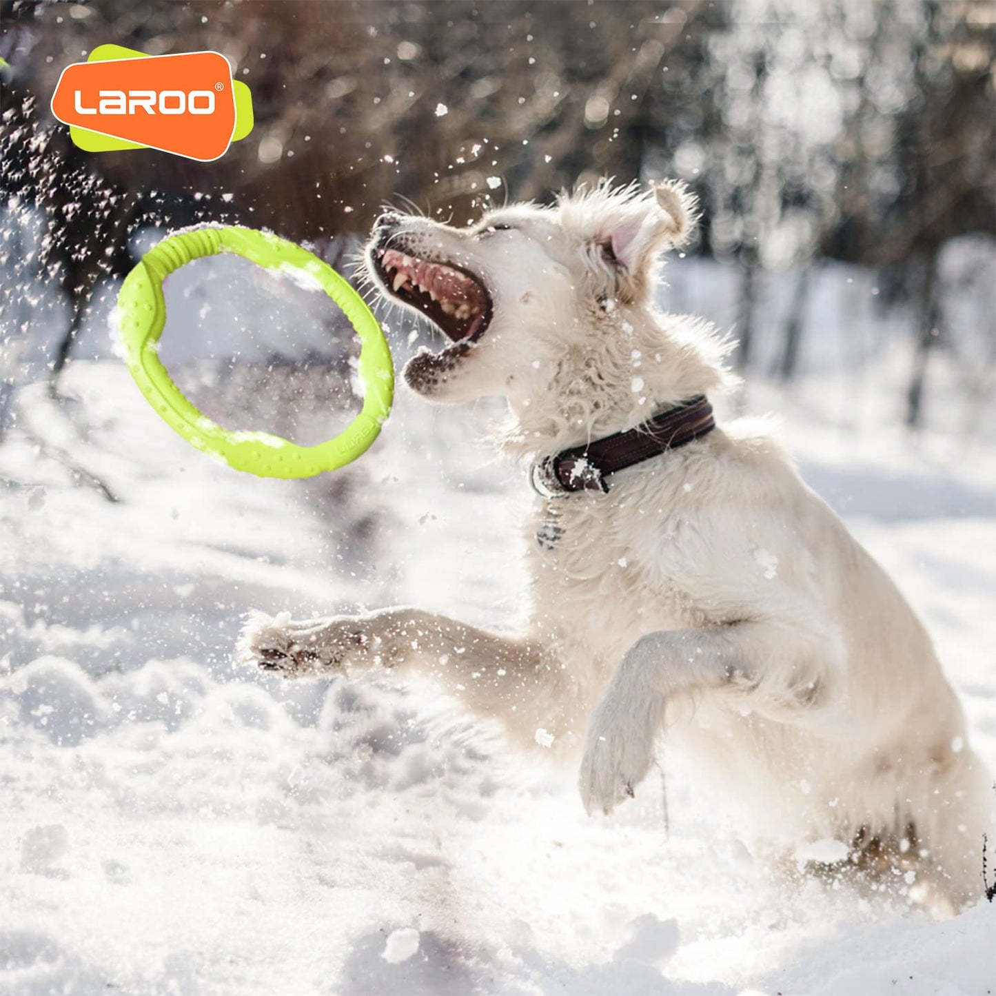 Juguete Interactivo LaRoo Negro para Perro con Limpieza Dental y Enriquecimiento