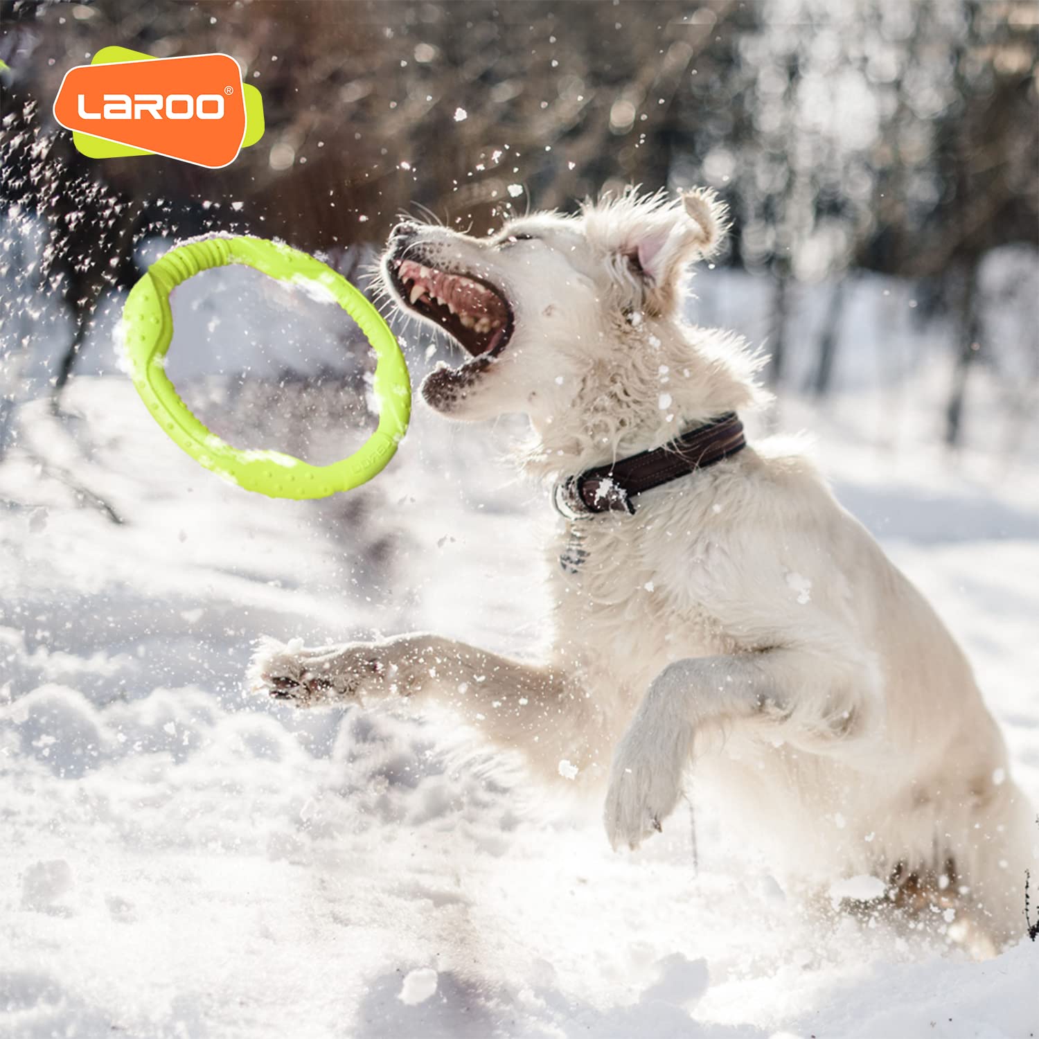 Juguete Interactivo LaRoo Negro para Perro con Limpieza Dental y Enriquecimiento