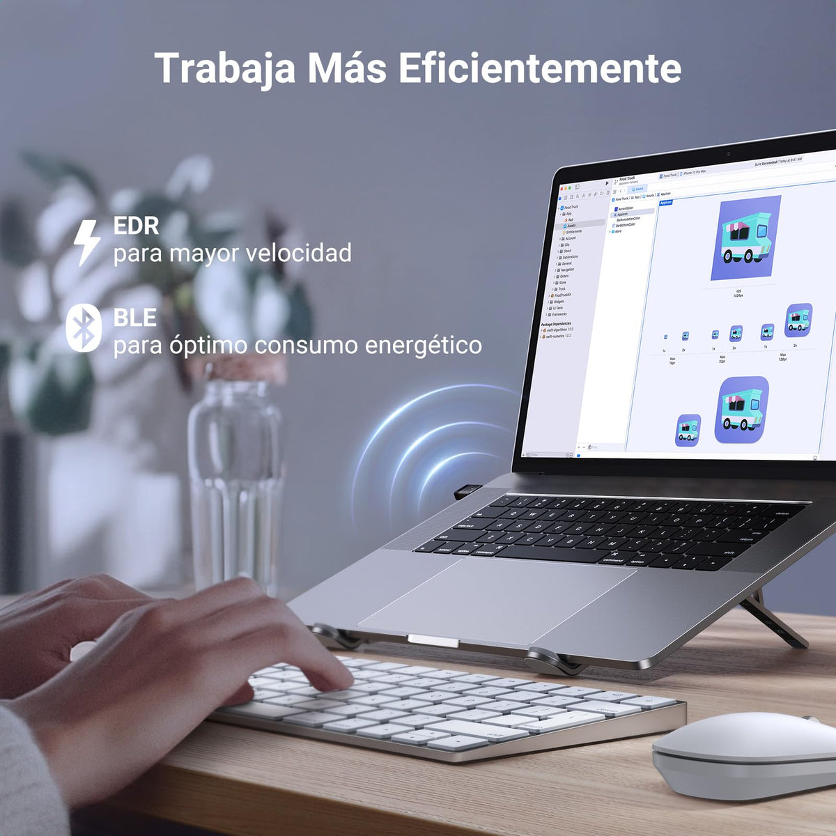Adaptador Bluetooth USB UGREEN Compatible Windows 11 10 8.1 7