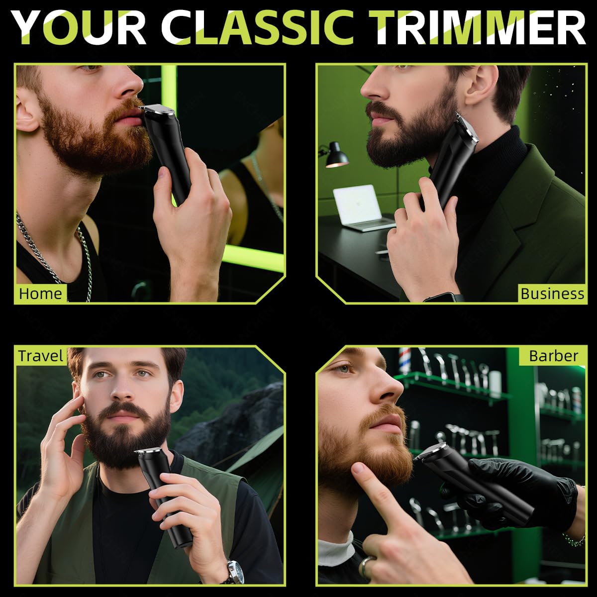 ENCHEN Recortadora, Perfiladora y Afeitadora Eléctrica para Hombre, Afeitado Seguro para Zona Íntima y Cuerpo – Waterproof y Recargable