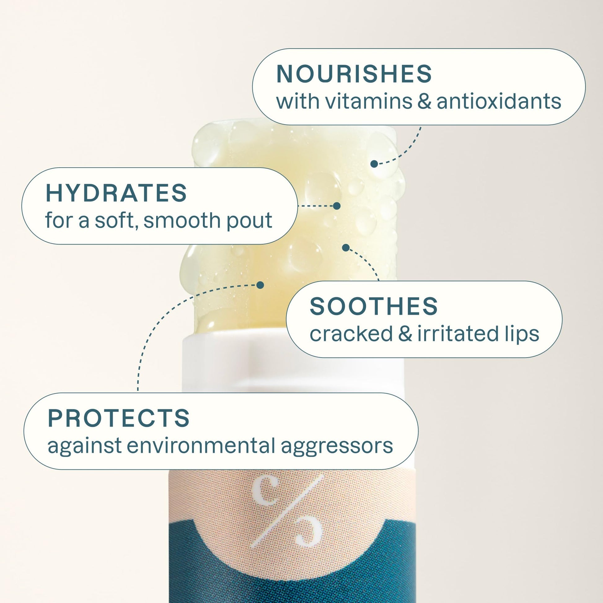 Cliganic Organic Lip Balm Set, 6 pcs - Natural Moisturizer for Cracked and Dry Lips - USDA Organic and Hypoallergenic Lip Balm Pack for Lip Care - Lip Balm for Men and Women - 6 Flavors