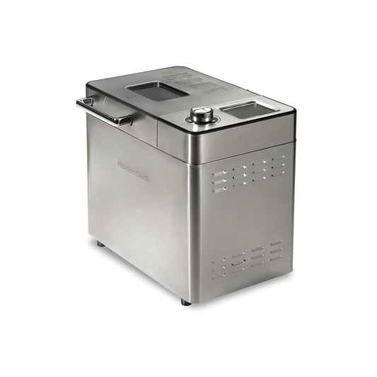 Hamilton Beach 29890 Máquina para hacer masa y pan de primera calidad con dispensador automático de frutas y nueces, 2 libras Capacidad de pan, 21 ajustes programables, incluye sin gluten y ceto