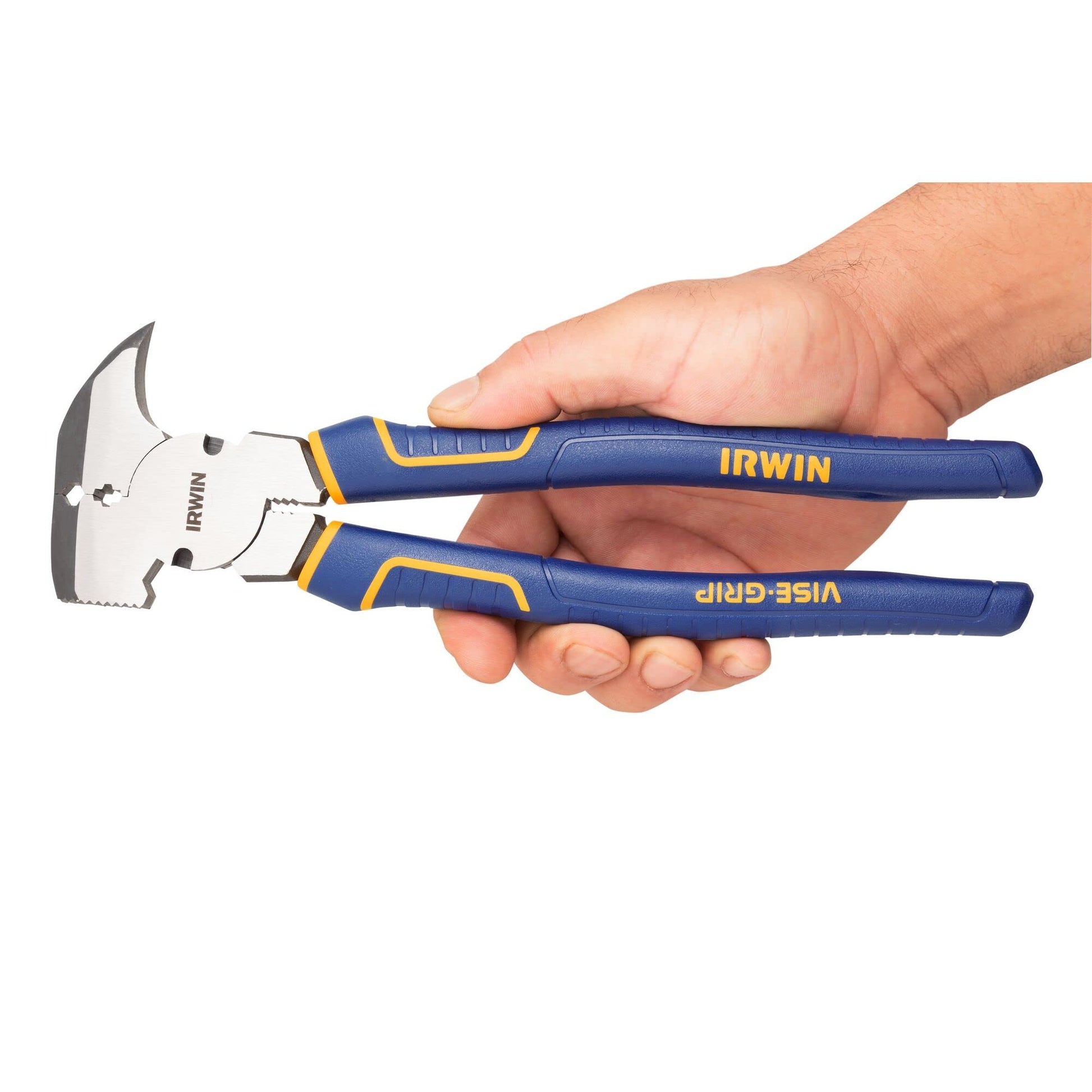 IRWIN VISE-GRIP Pliers, Fencing, 10-1/4-Inch (2078901), Blue