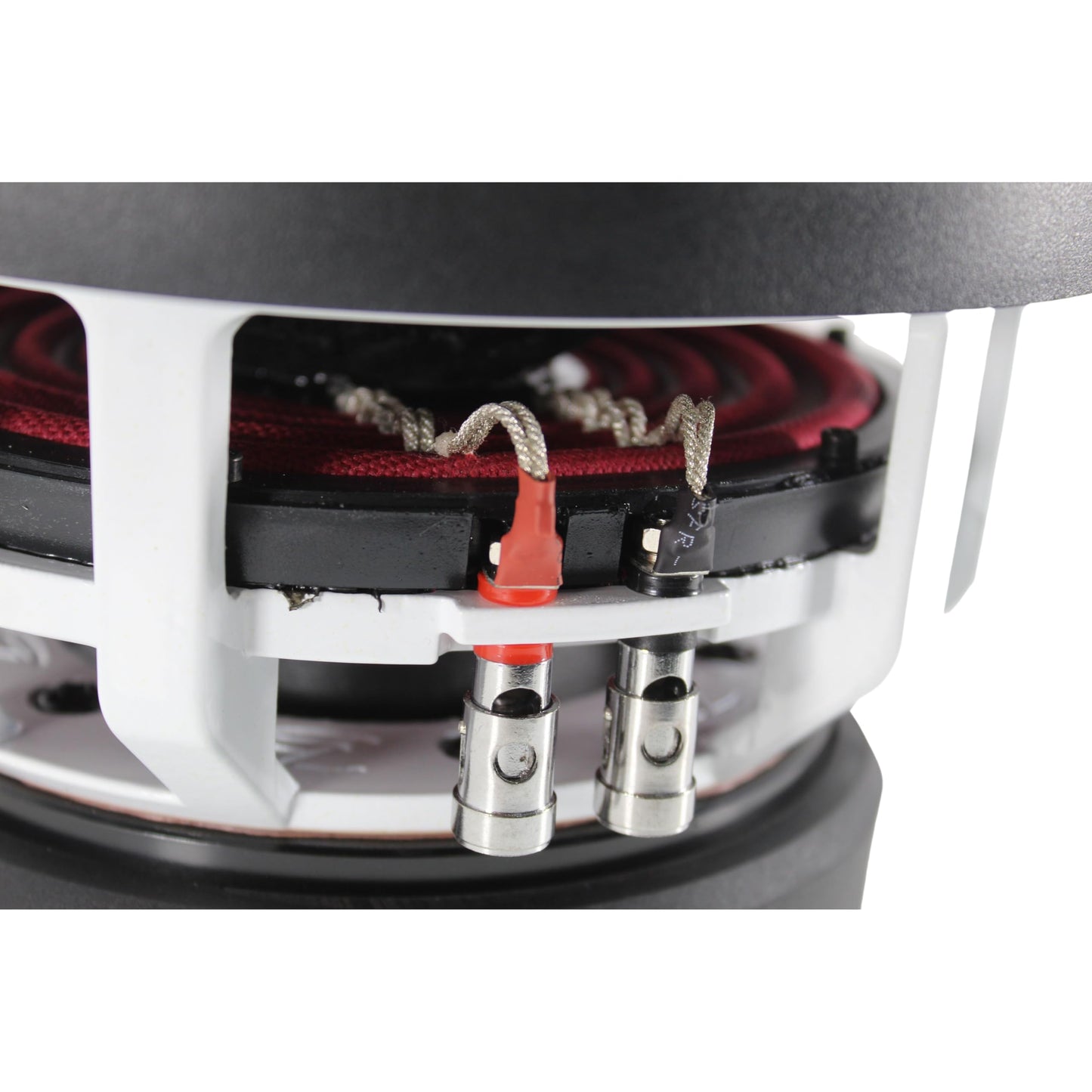 B2 Audio 8 pulgadas 500 vatios RMS Dual 4 ohmios 2 pulgadas bobina de voz alta Excursion Rage Series Subwoofer