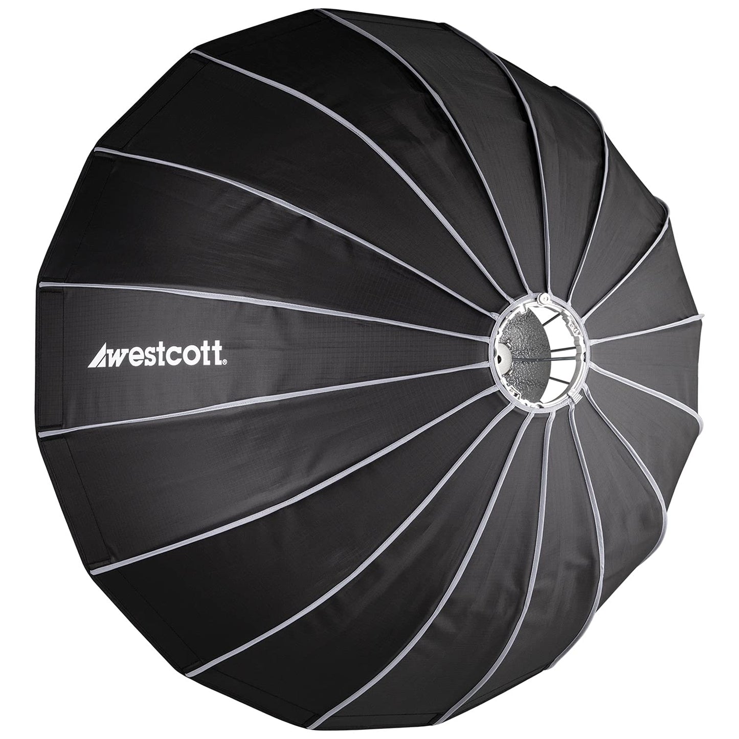 Westcott Interruptor de plato de belleza de 91,4 cm (interior plateado)