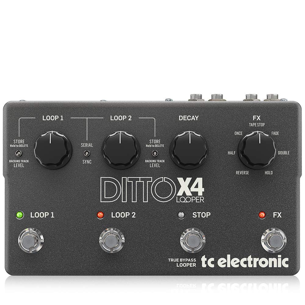 Pedal de Efectos Ditto X4 Looper de TC Electronic para Guitarra