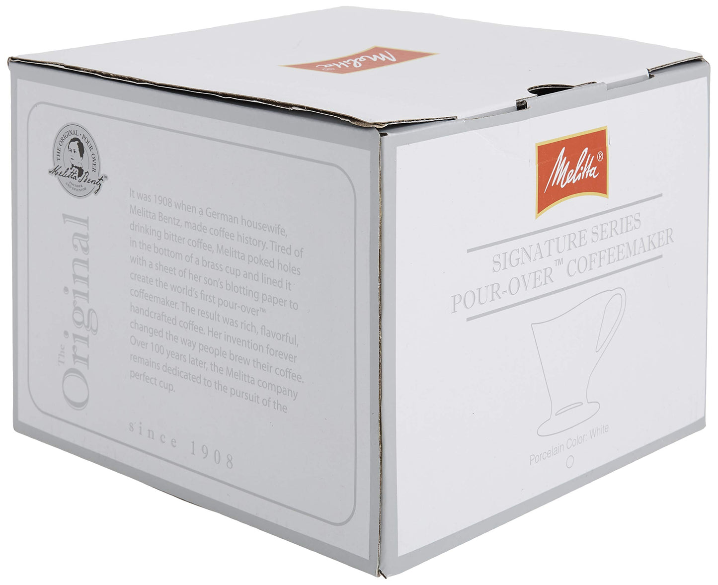 Cafetera Melitta Brillante Blanco Ceramic Signature Series de Vertido