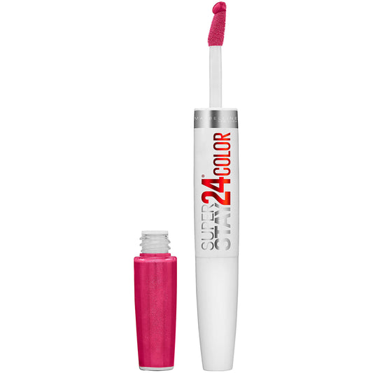 Maybelline New York SuperStay 24 2-Step Liquid Lipstick Makeup, 24/7 Fuschia, 1 kit