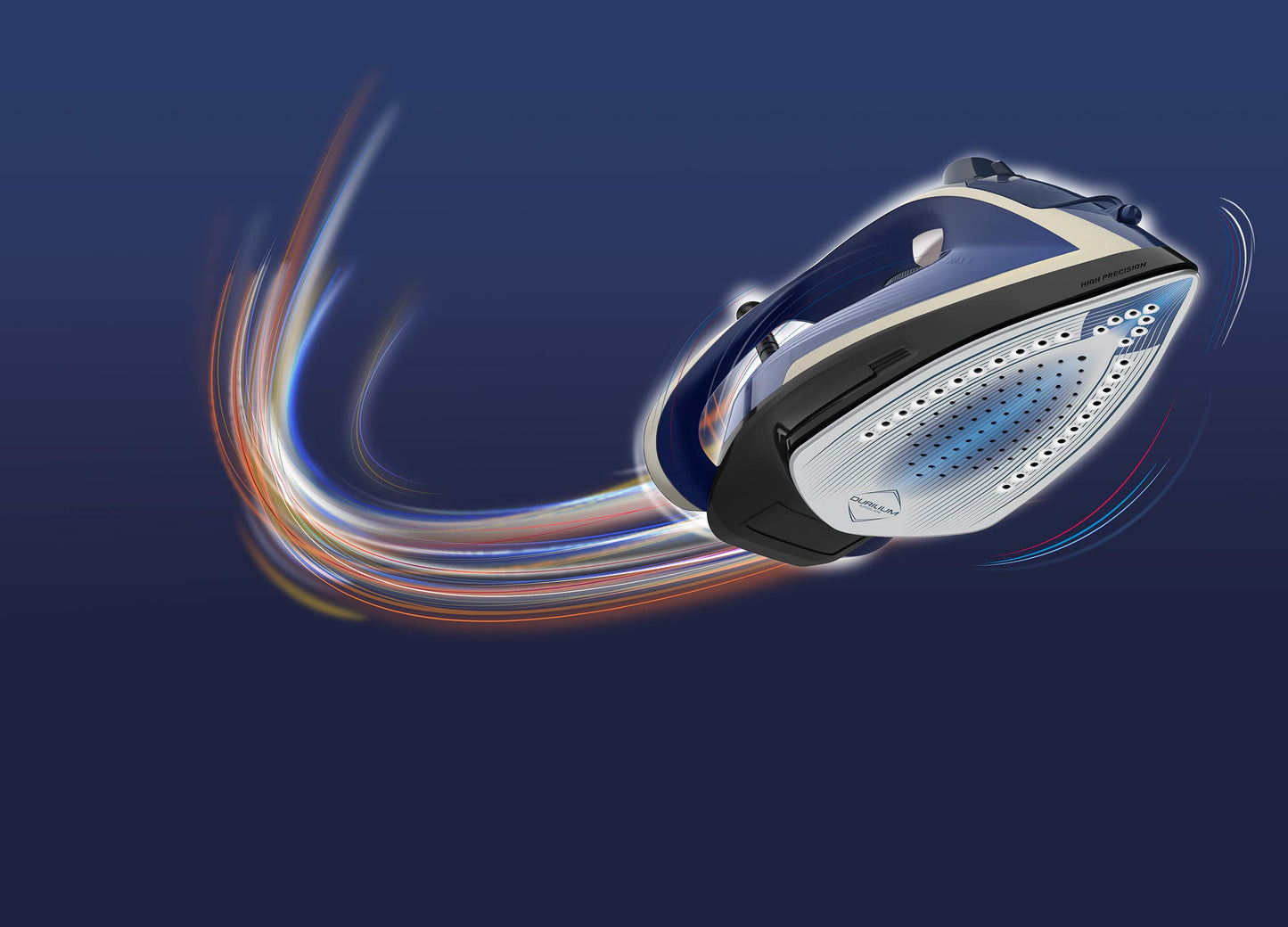Plancha de Vapor Tefal Azul Blanco con Colector de Cal Extraíble