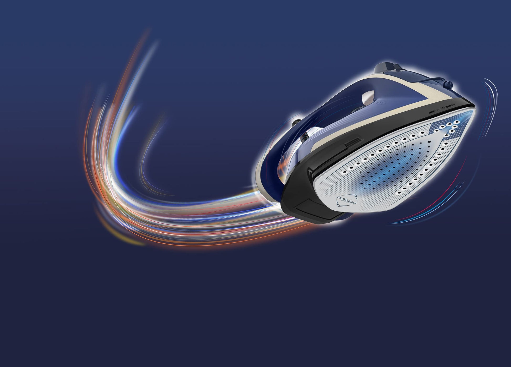 Plancha de Vapor Tefal Azul Blanco con Colector de Cal Extraíble