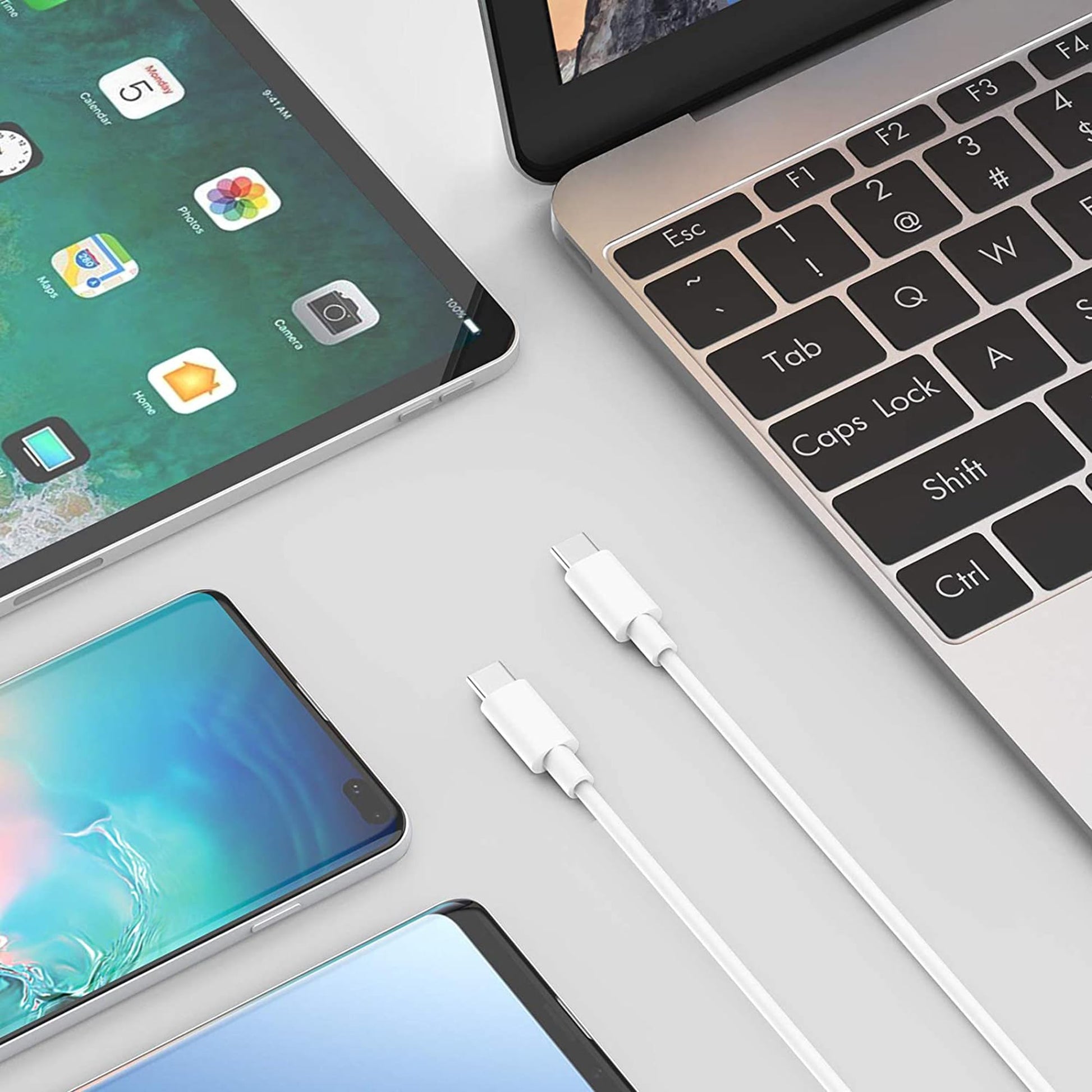Cable USB C a USB C Mornwell 60W 1M para Carga Rápida